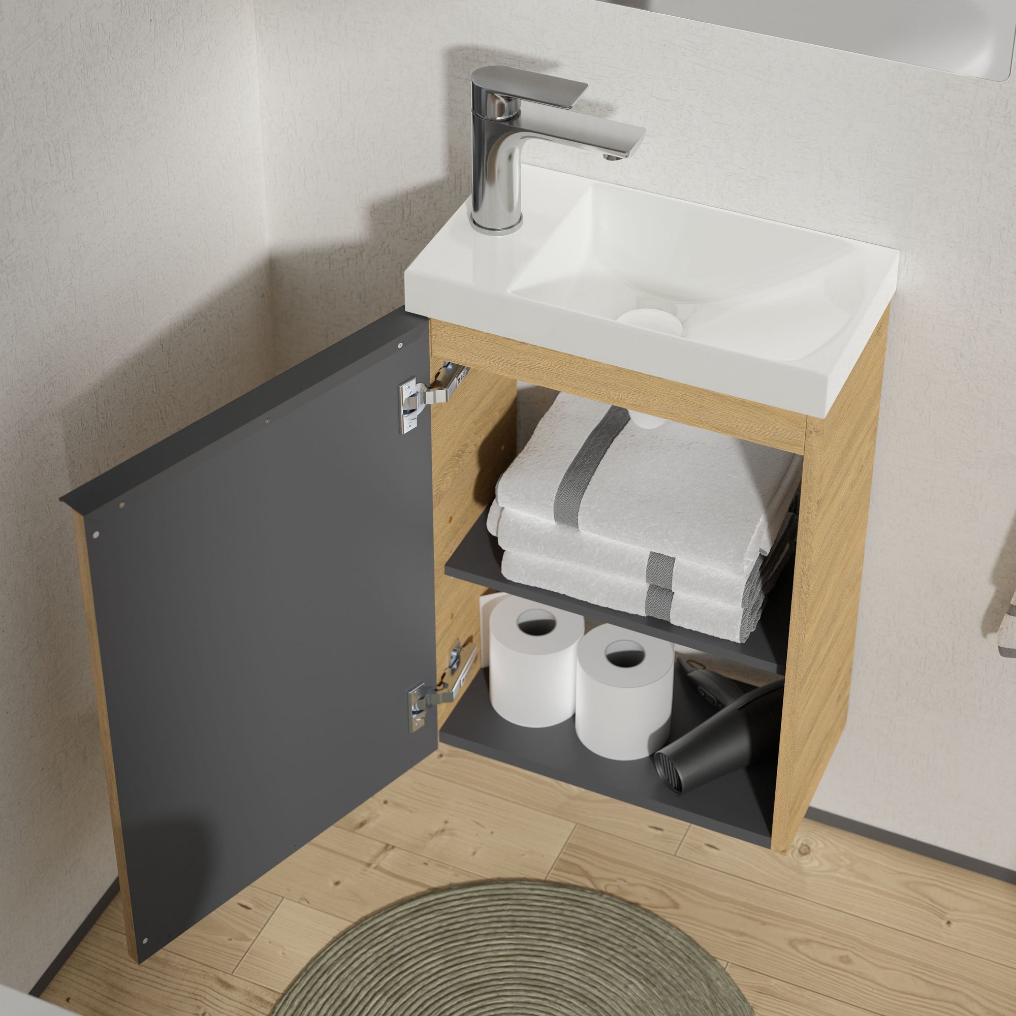 Meuble sous-lavabo LAVOA 40 cm