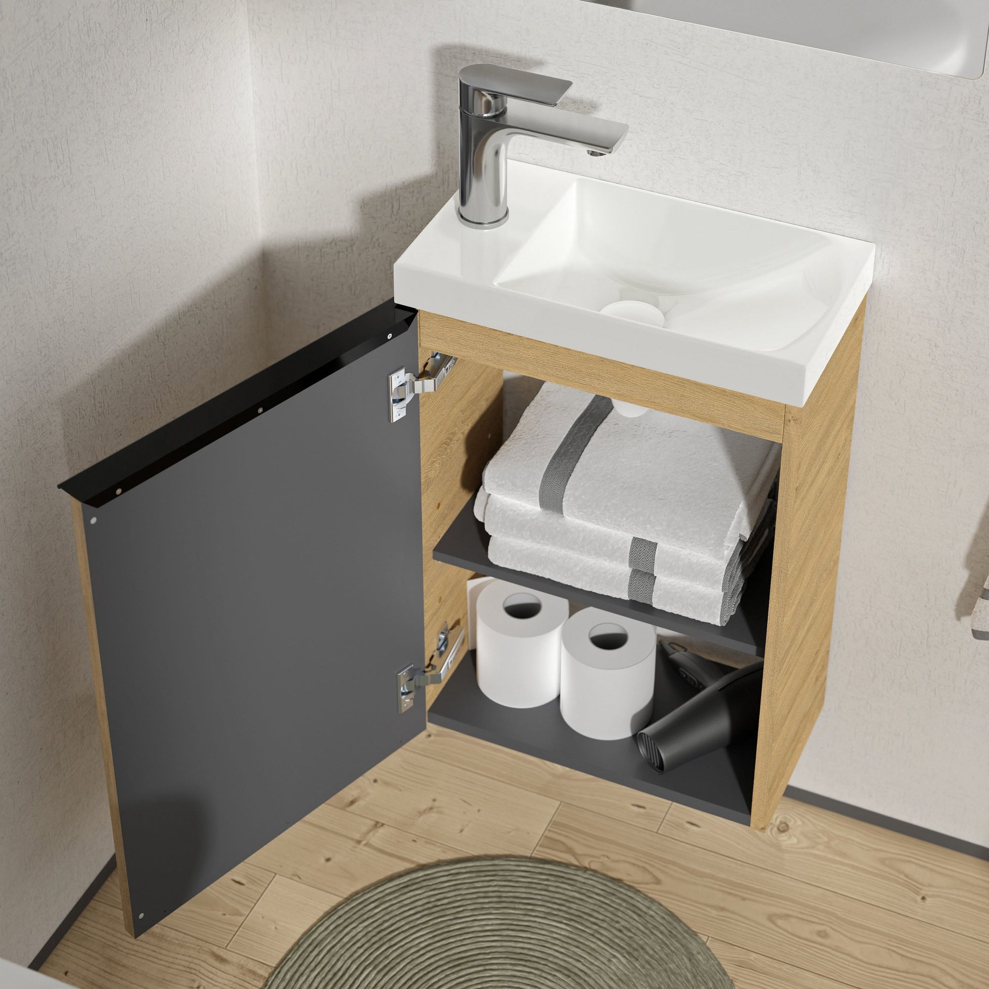 Meuble sous-lavabo LAVOA 40 cm