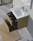 Ensemble de meubles de salle de bain VIREO 60 cm avec lavabo