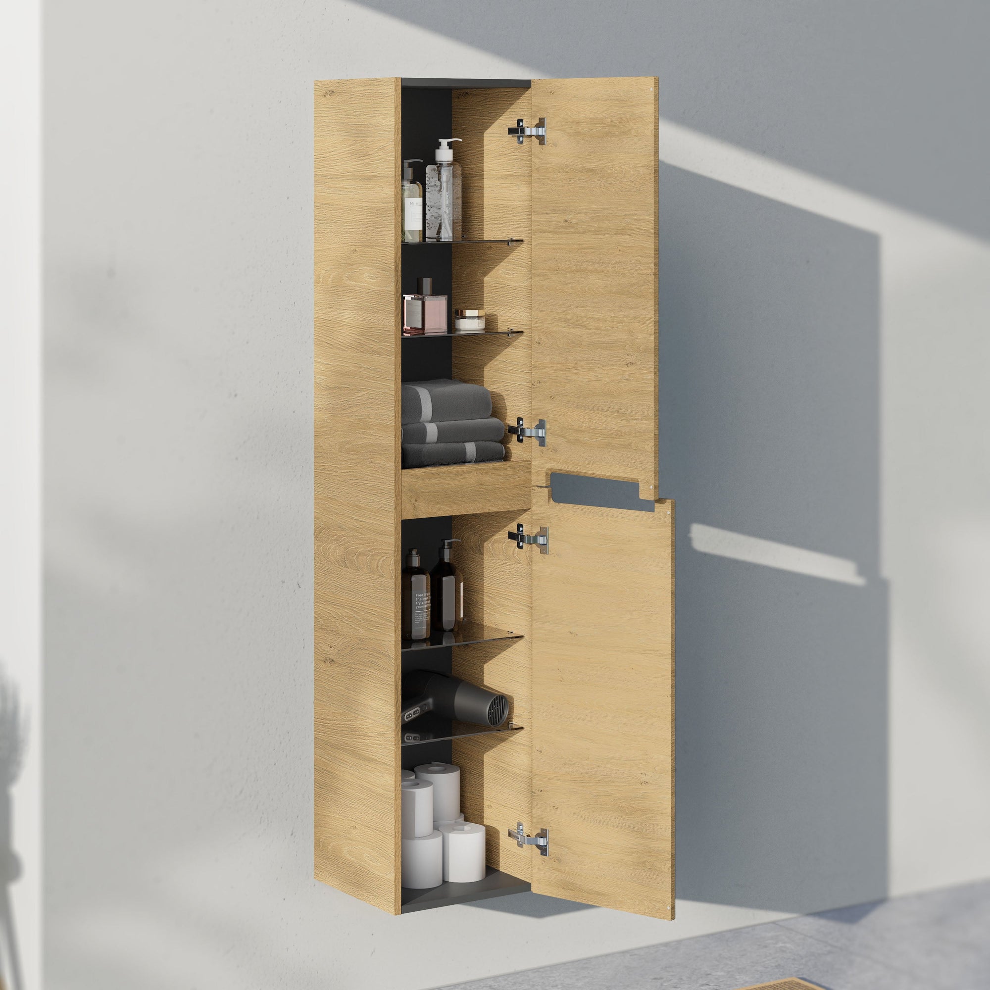 Ensemble de meubles de salle de bain VIREO 120 cm avec double vasque