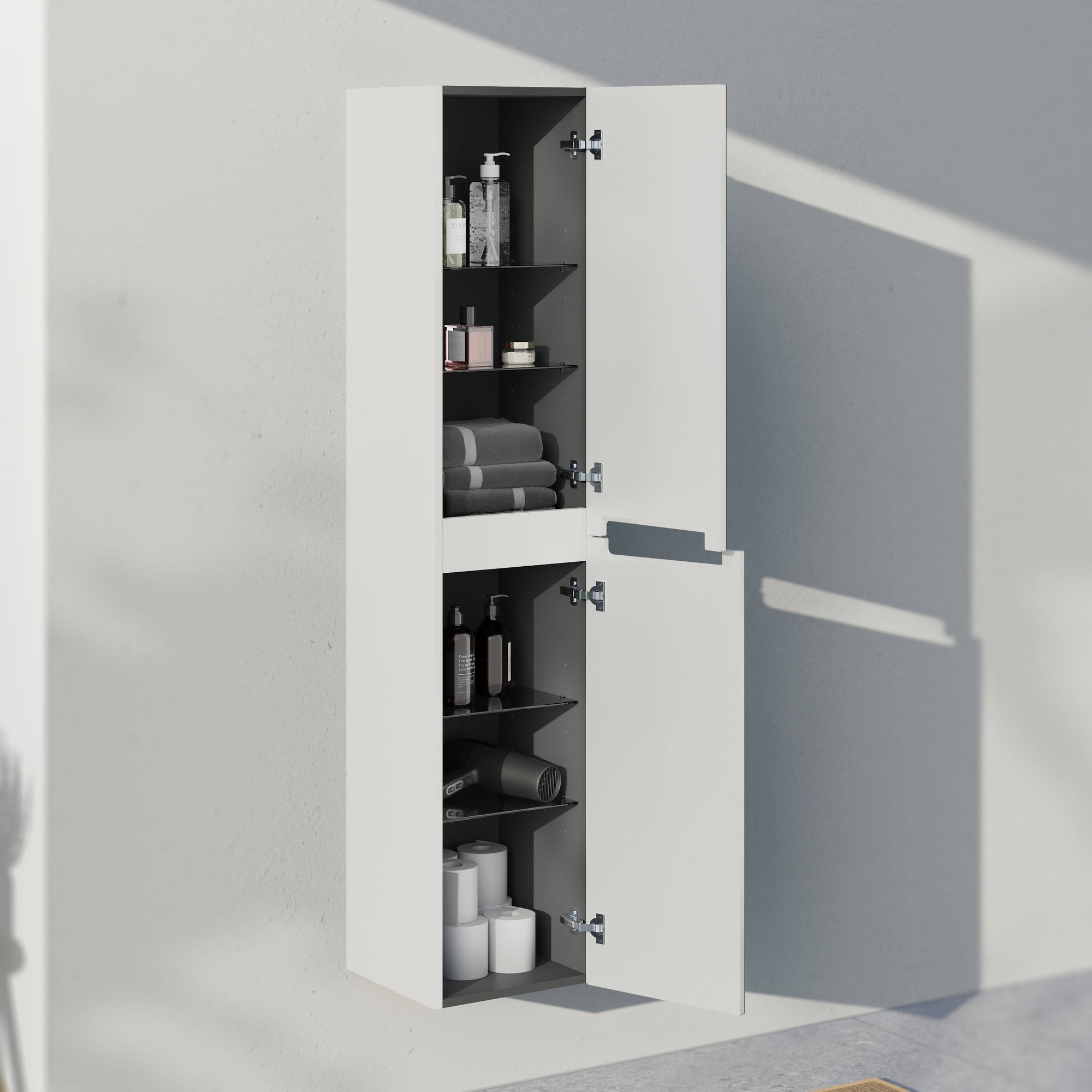 Ensemble de meubles de salle de bain VIREO 100 cm avec lavabo
