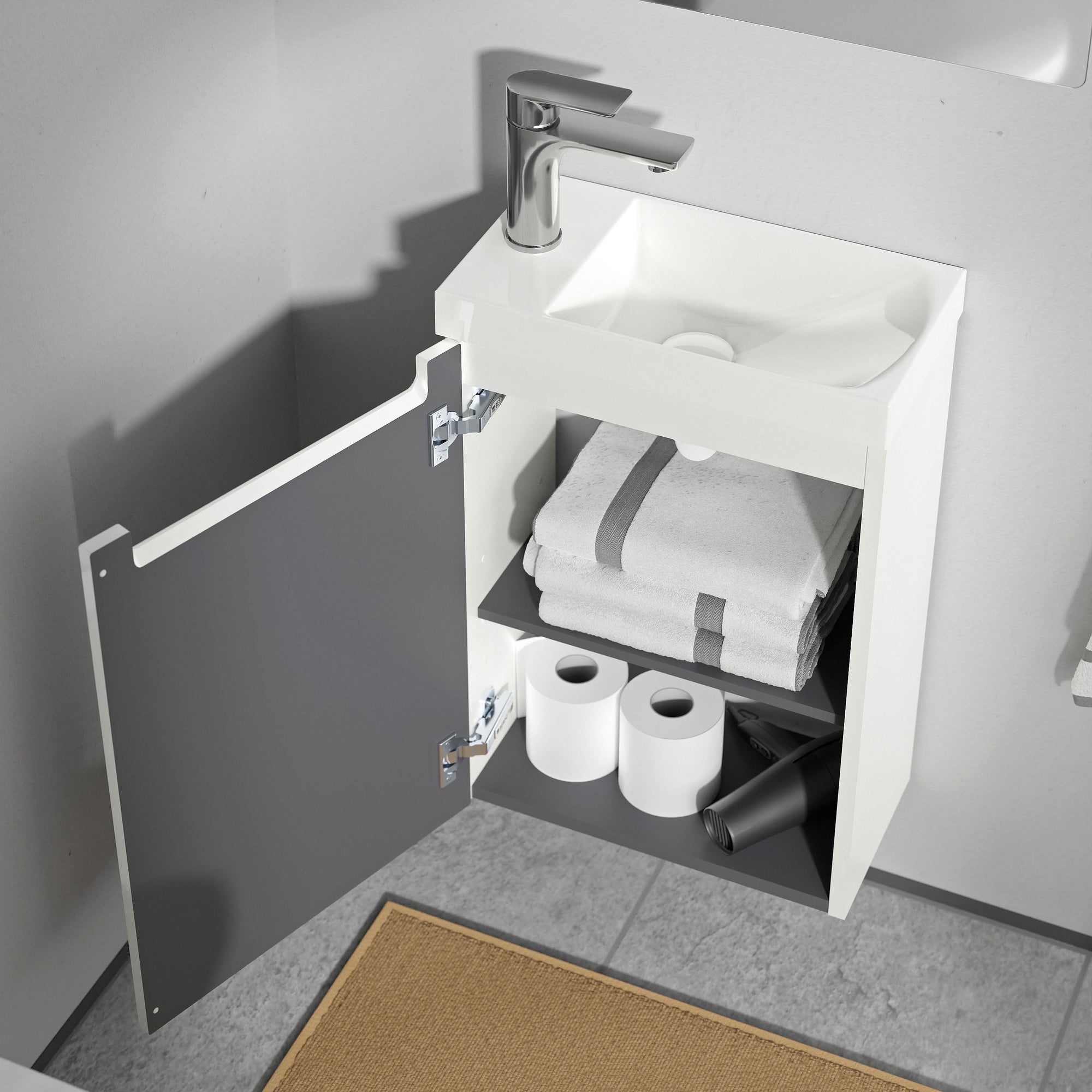 Meuble salle de bain VIREO 40 cm