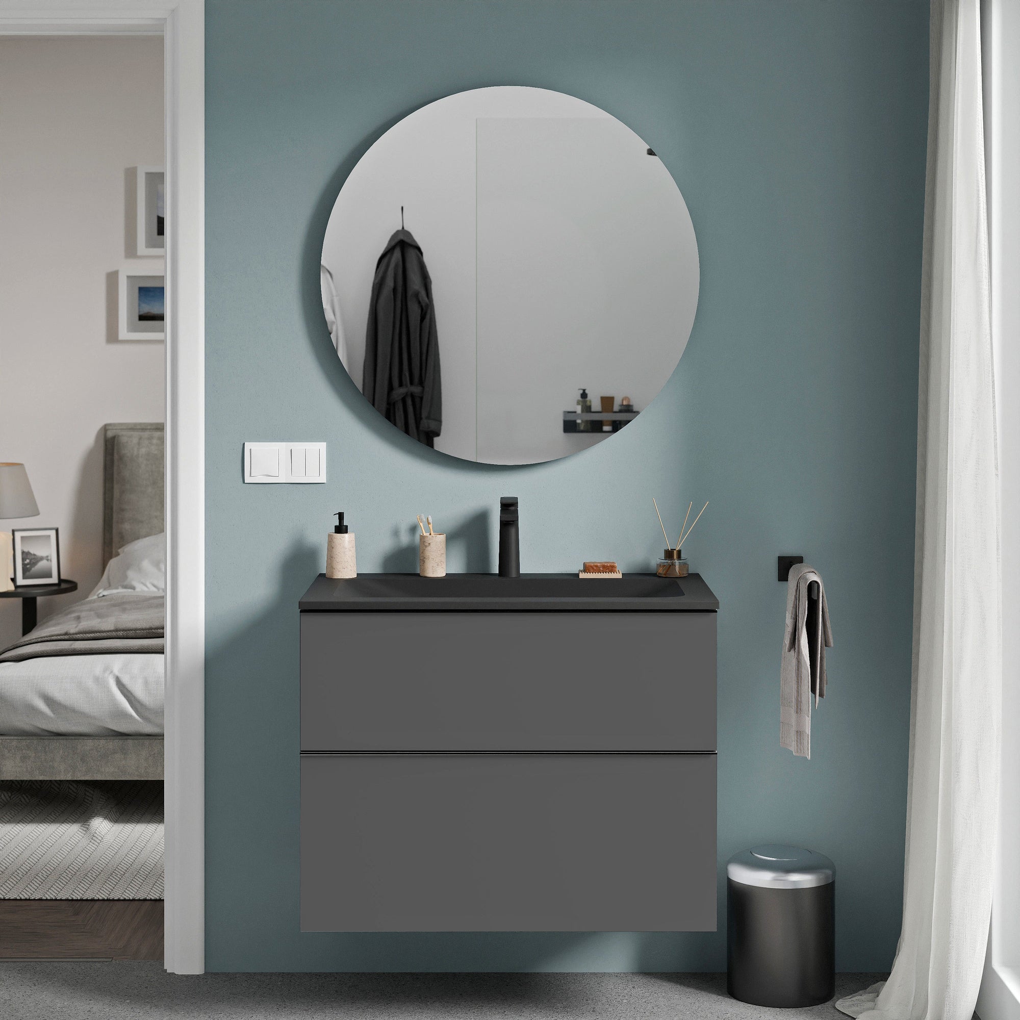 Miroir de salle de bain NEO rond