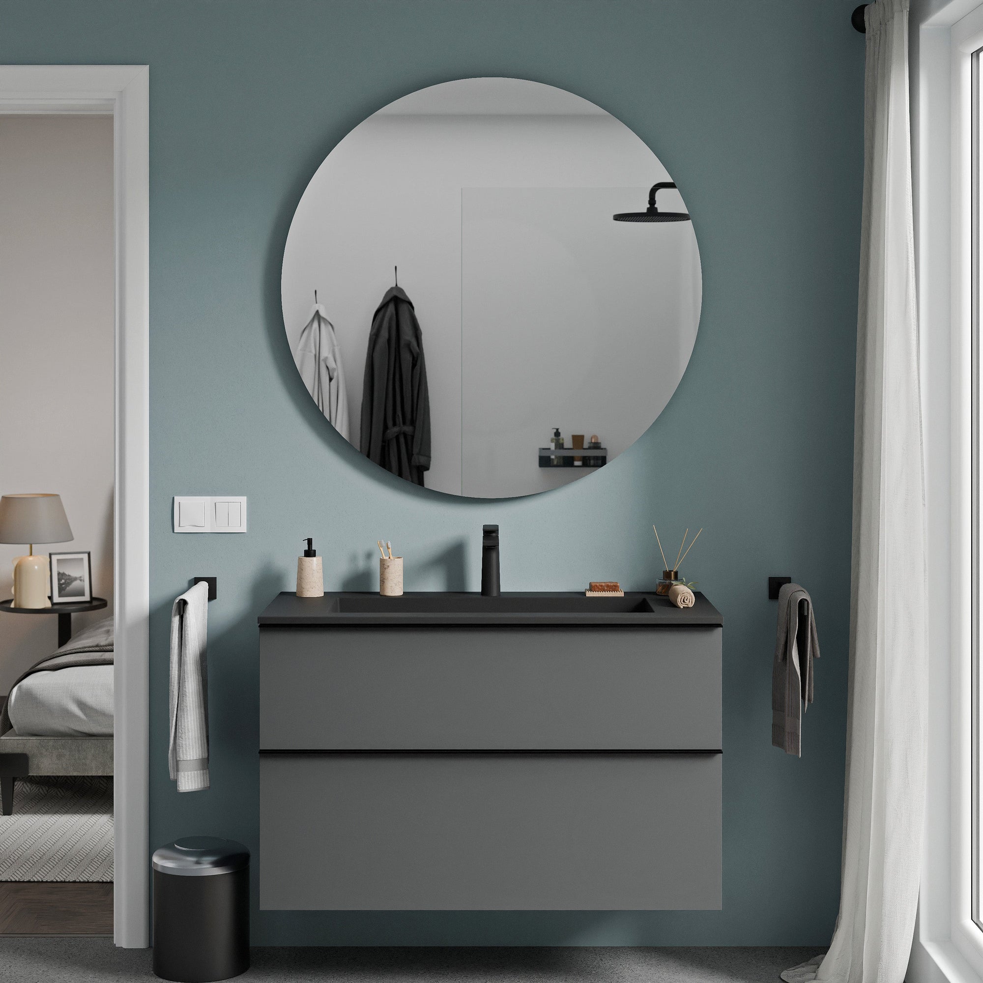 Miroir de salle de bain NEO rond