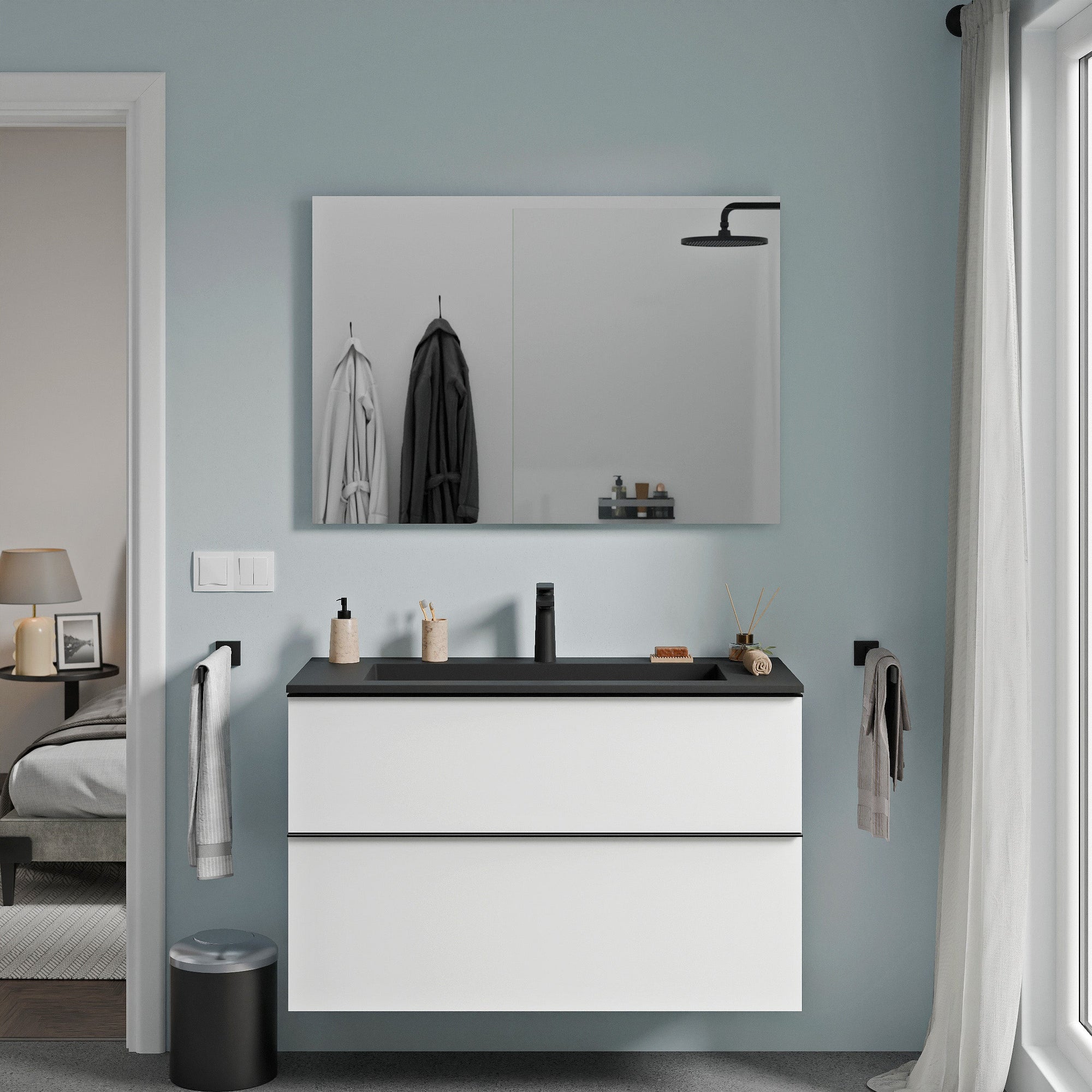 Miroir de salle de bain NEO rectangulaire