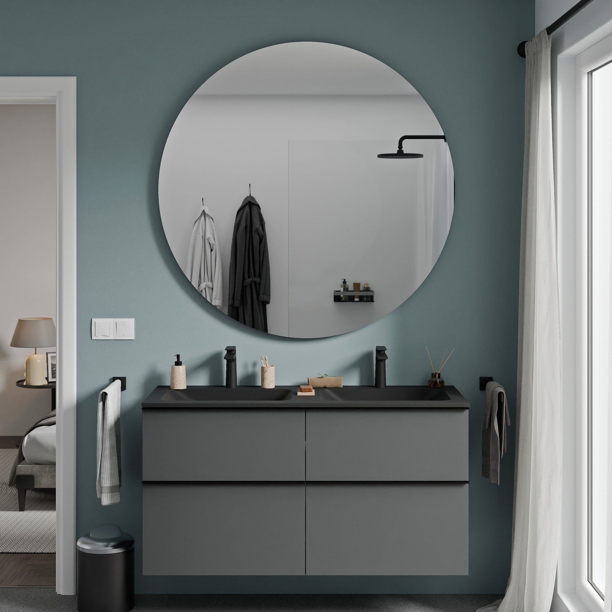 Miroir de salle de bain NEO rond