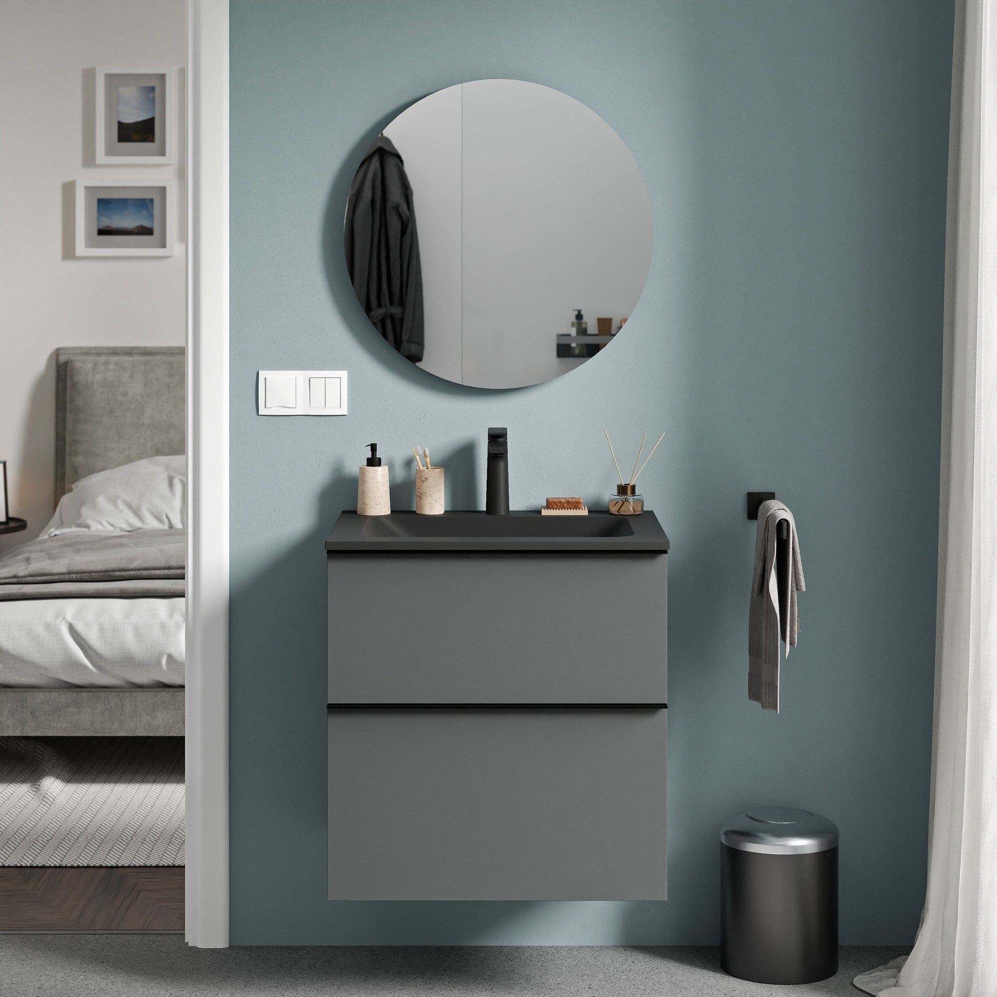 Miroir de salle de bain NEO rond