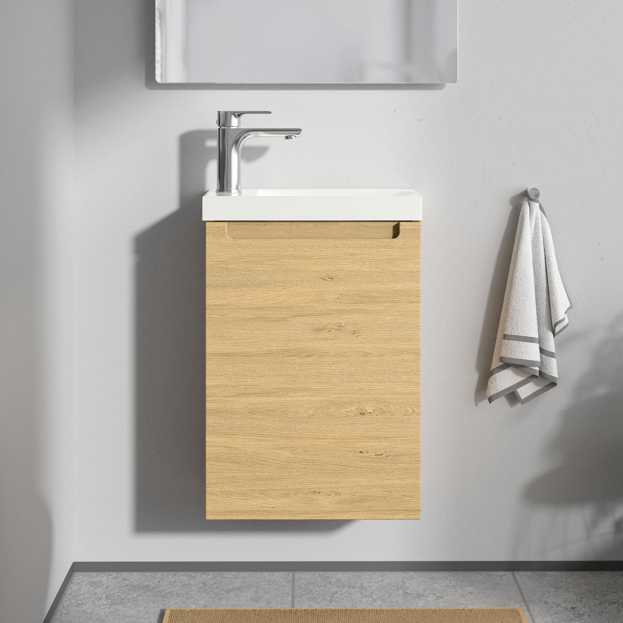 Meuble de salle de bain VIREO 40 cm avec lavabo