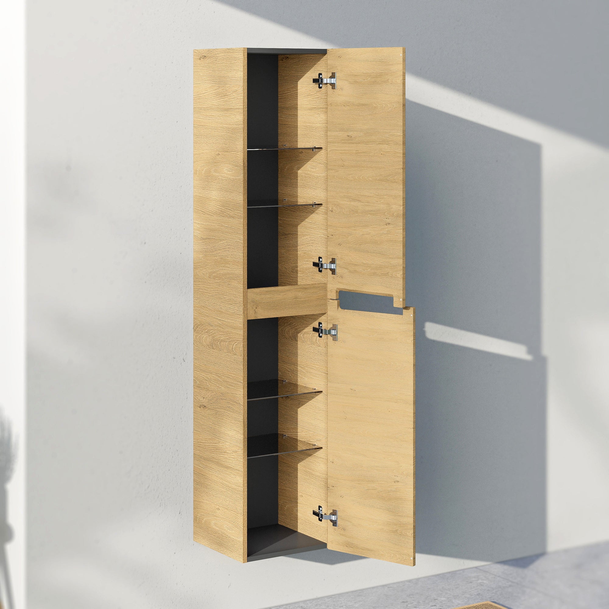 Ensemble de meubles de salle de bain VIREO 100 cm avec lavabo
