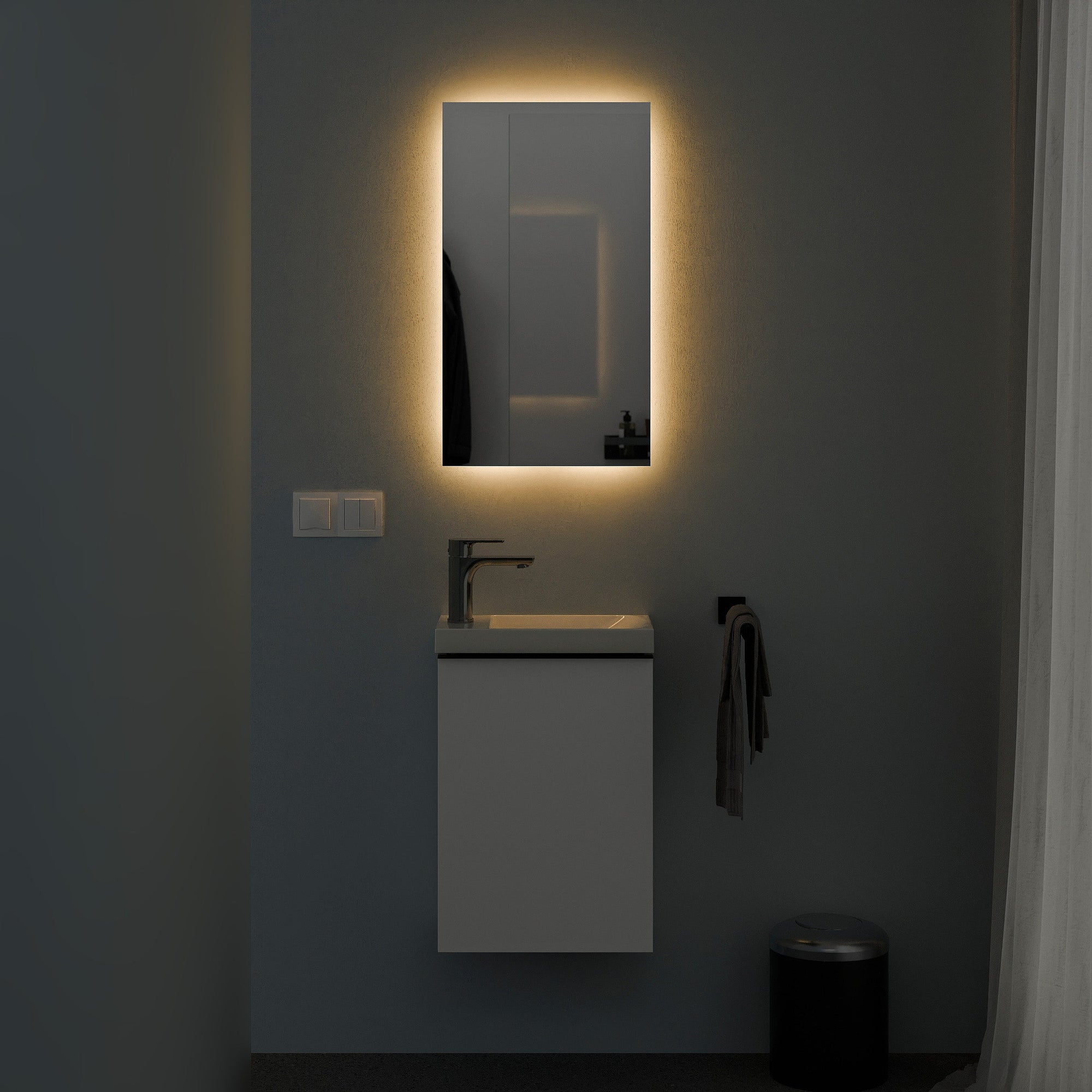 Miroir de salle de bain NEO rectangulaire