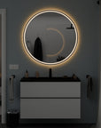 Miroir de salle de bains VARO FRAME rond