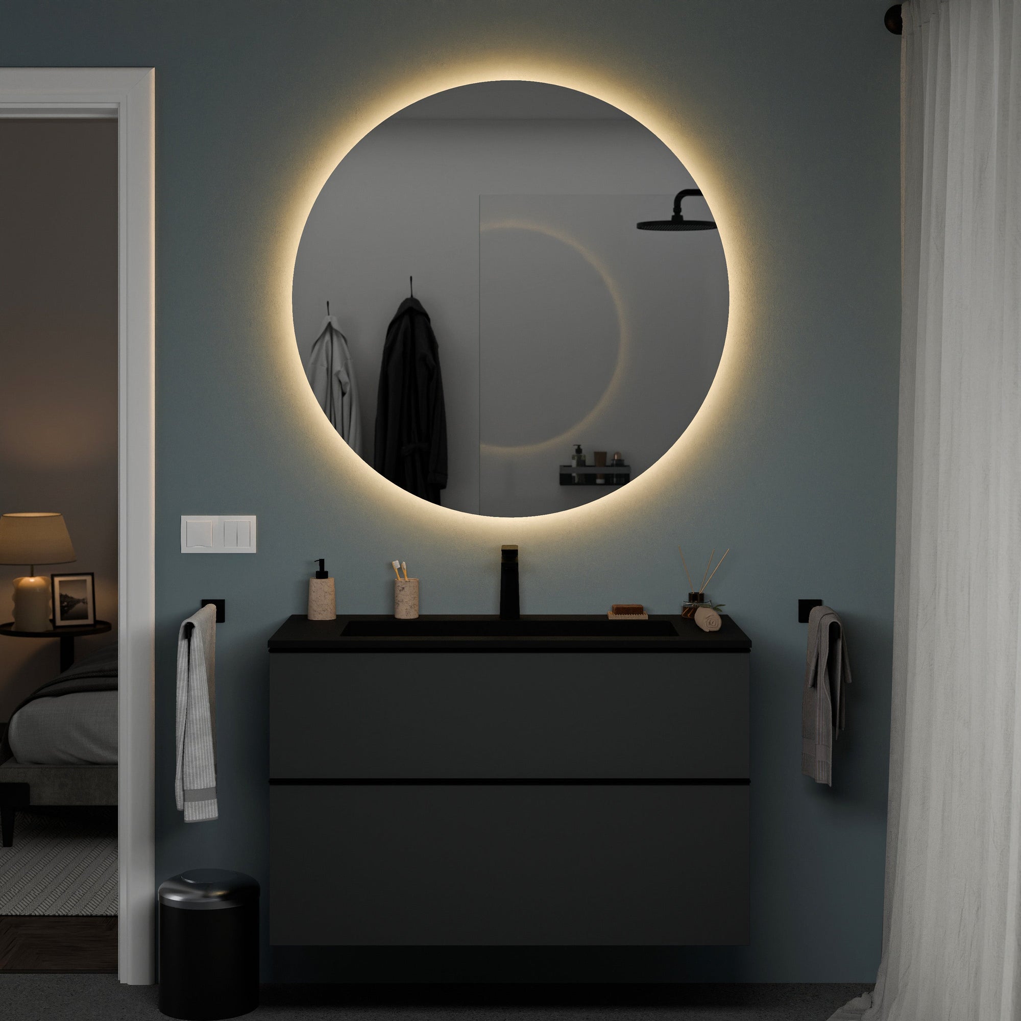 Miroir de salle de bain NEO rond