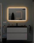 Ensemble de meubles de salle de bain VIREO 100 cm avec lavabo