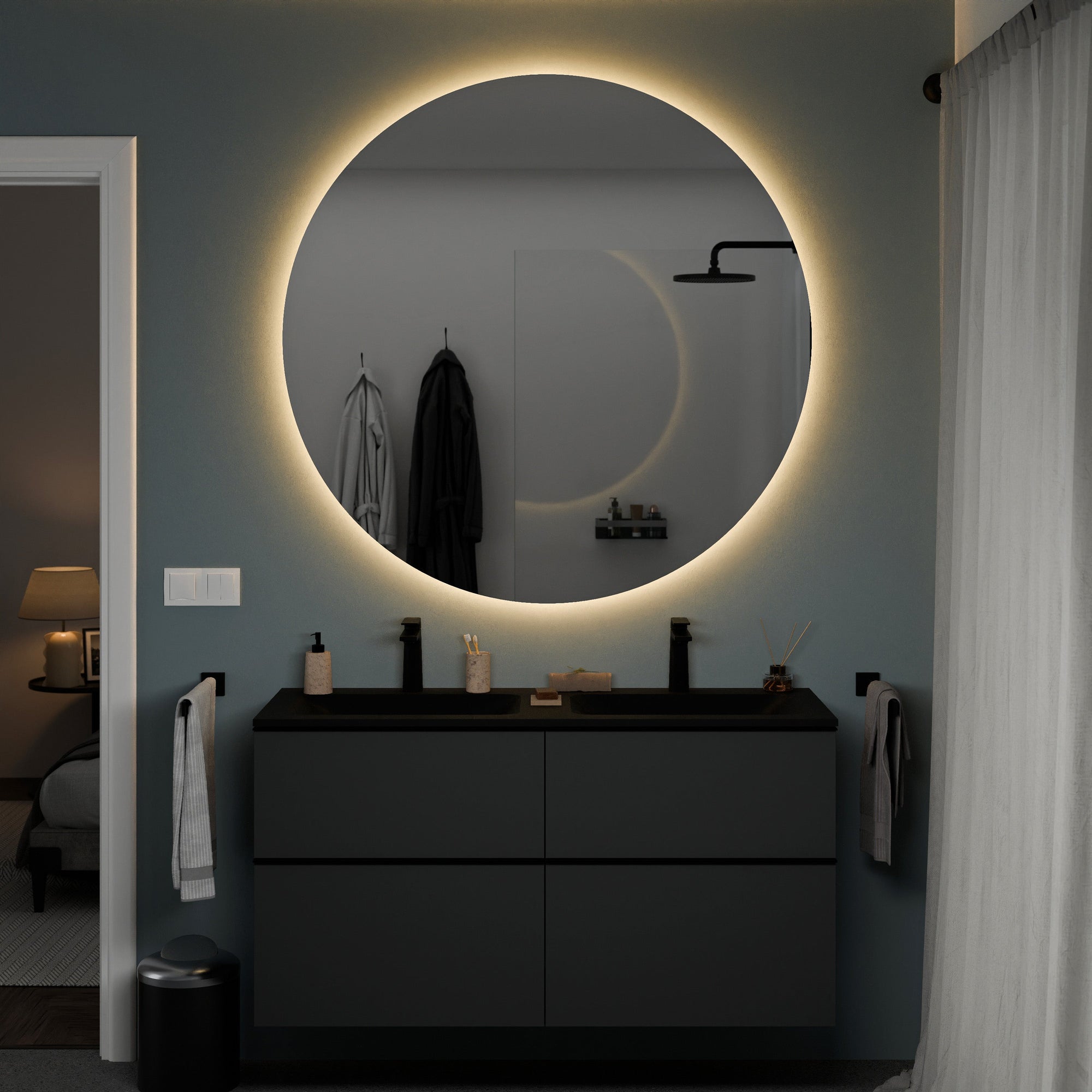 Miroir de salle de bain NEO rond