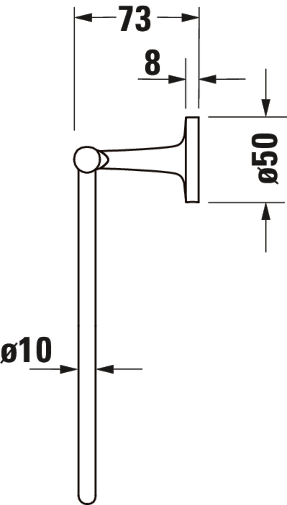 Duravit Starck T anneau porte-serviettes