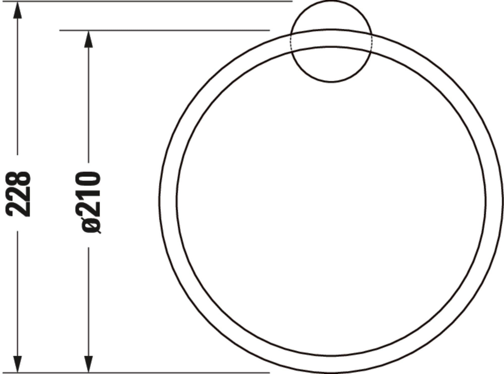 Duravit Starck T anneau porte-serviettes
