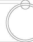 Duravit Starck T anneau porte-serviettes