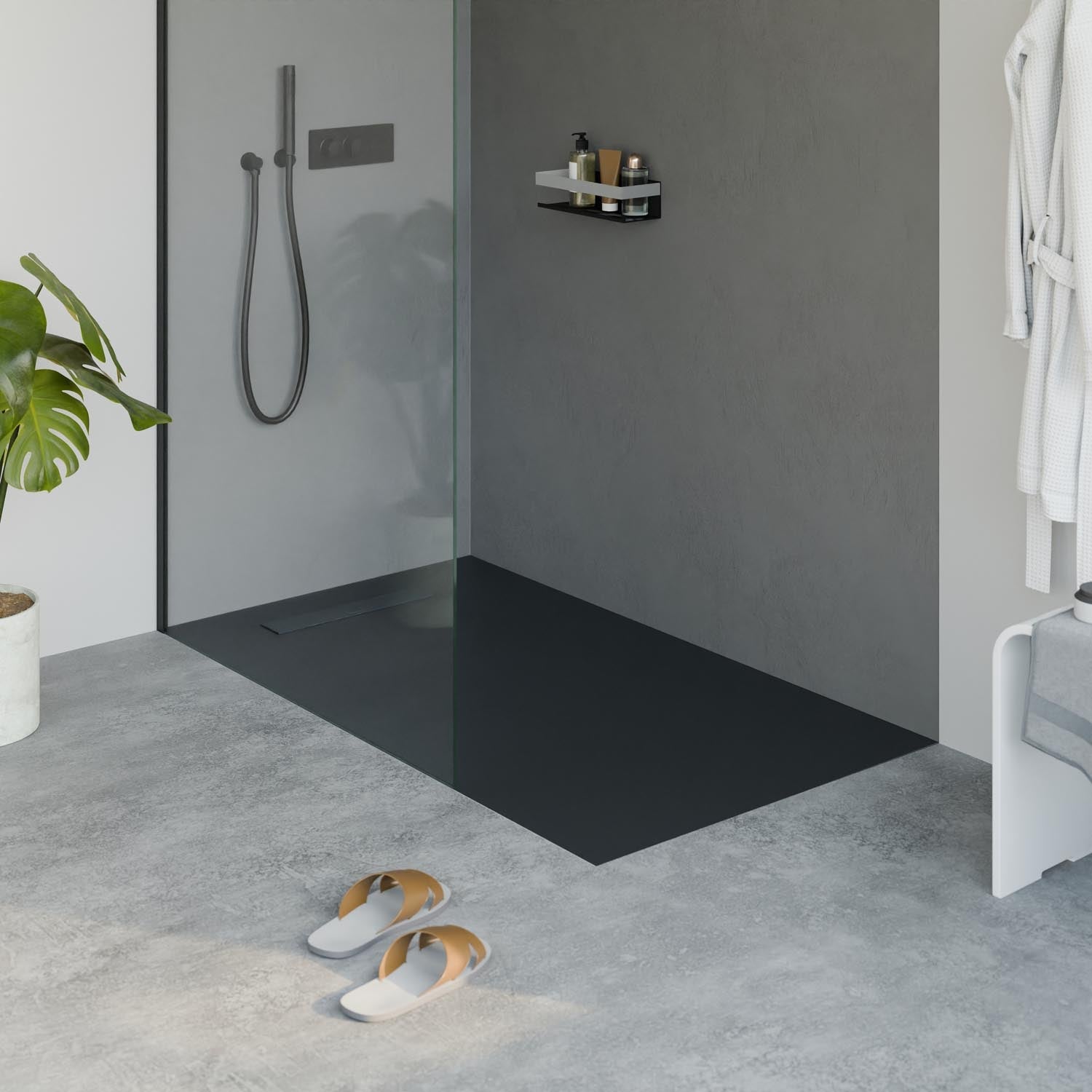 Receveur de douche en fonte minérale LAVOA