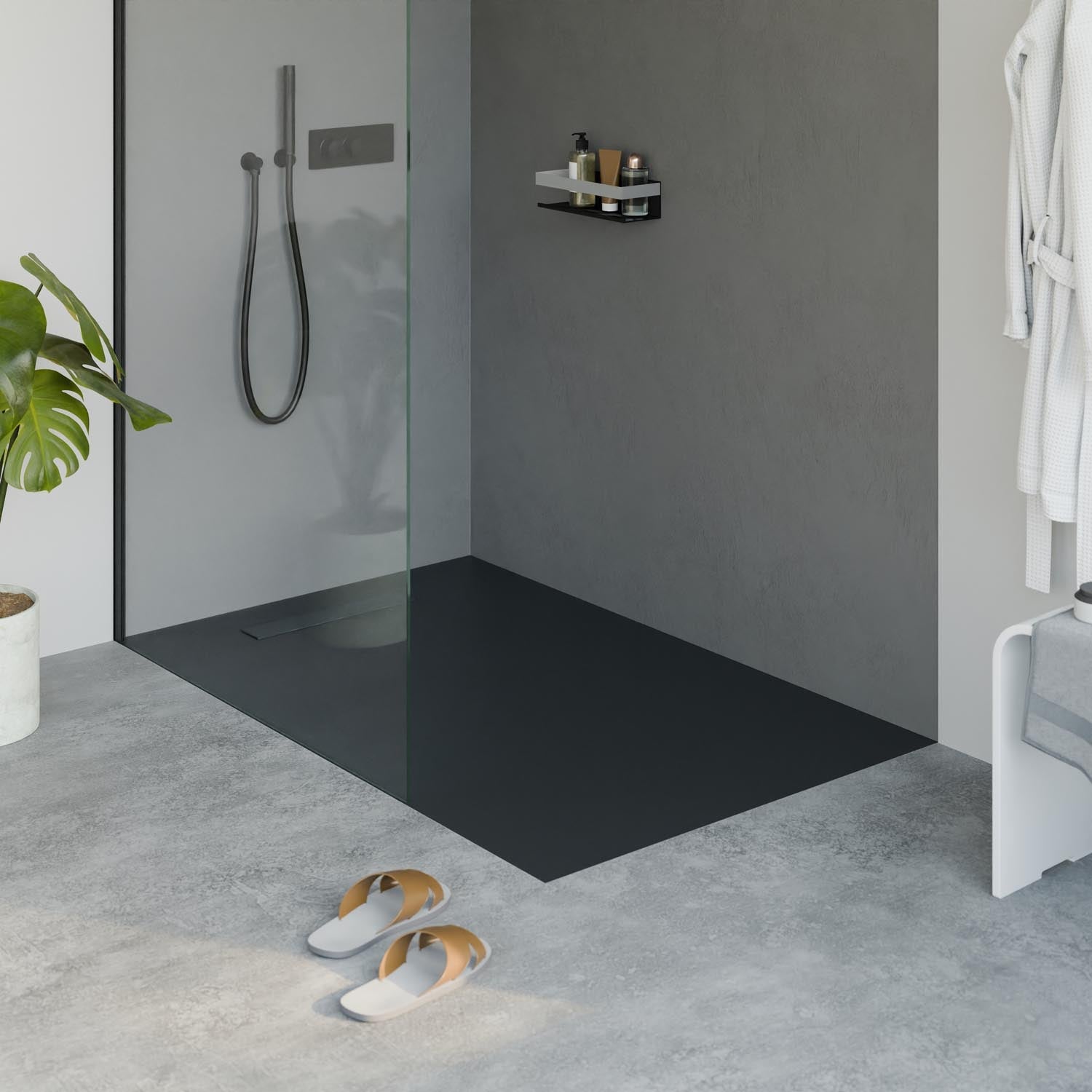 Receveur de douche en fonte minérale LAVOA