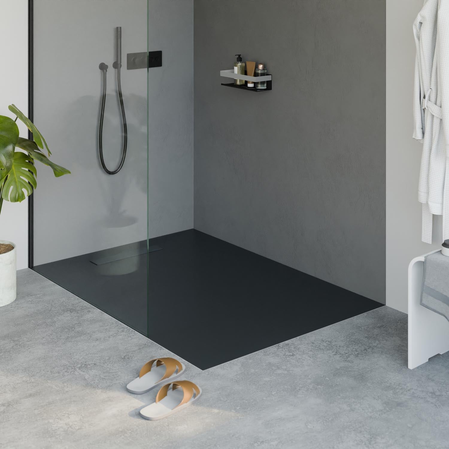 Receveur de douche en fonte minérale LAVOA