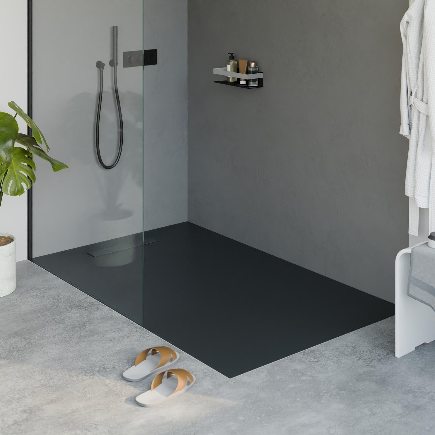 Receveur de douche en fonte minérale LAVOA