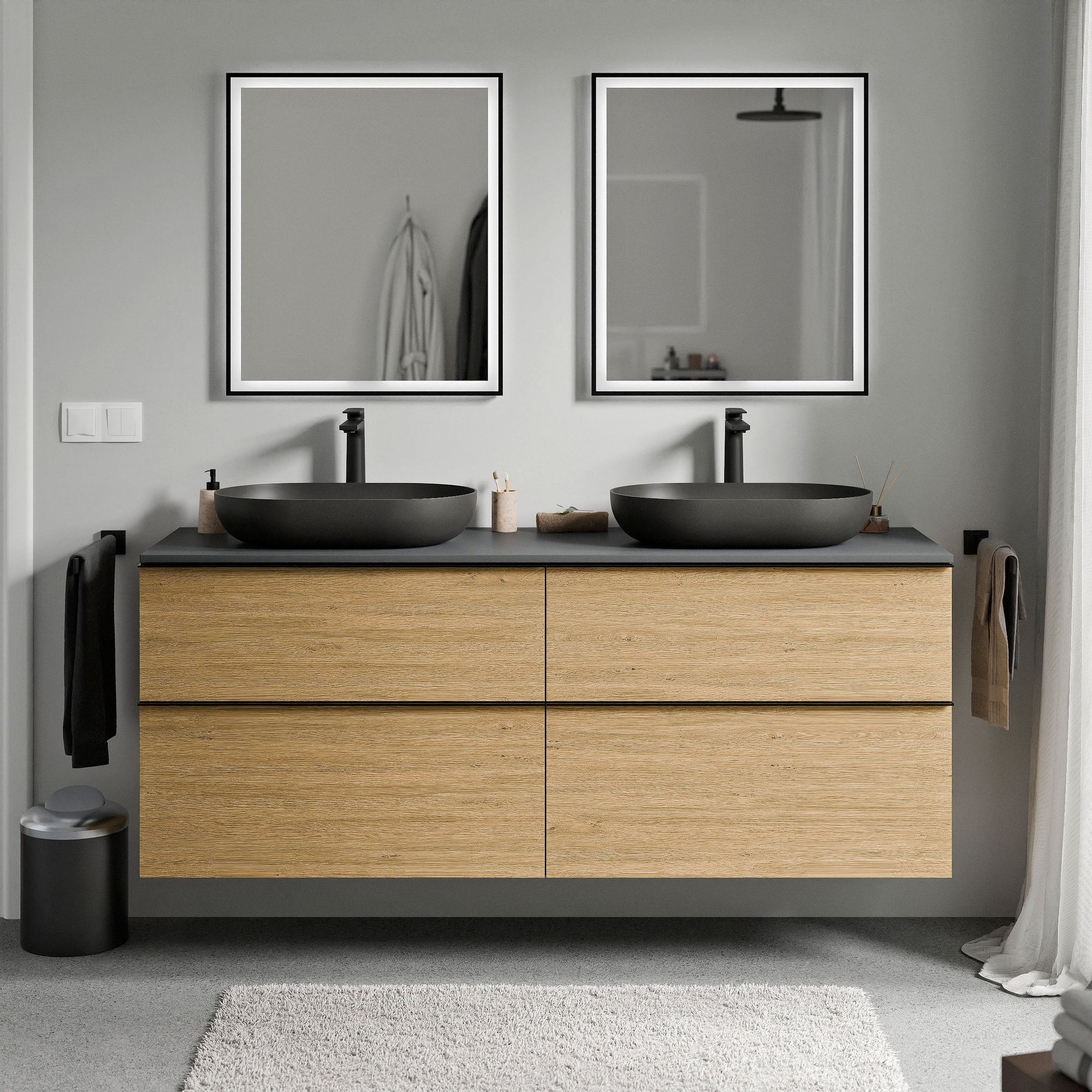 Meuble salle de bains LAVOA 160 cm