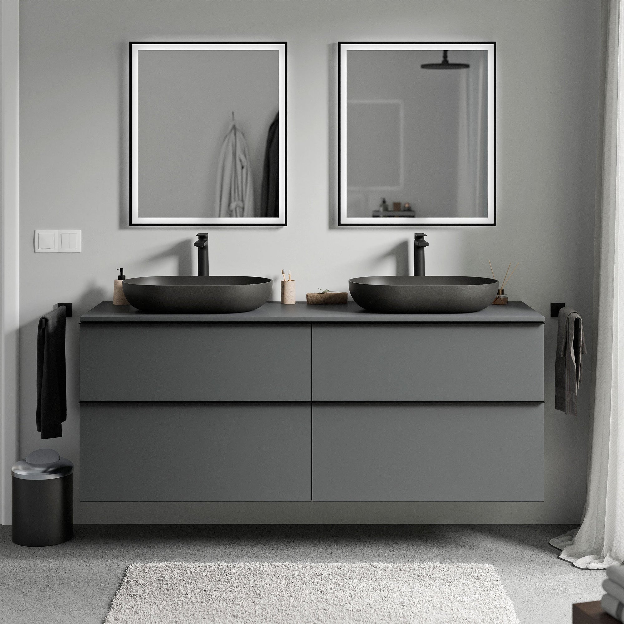 Meuble salle de bains LAVOA 160 cm