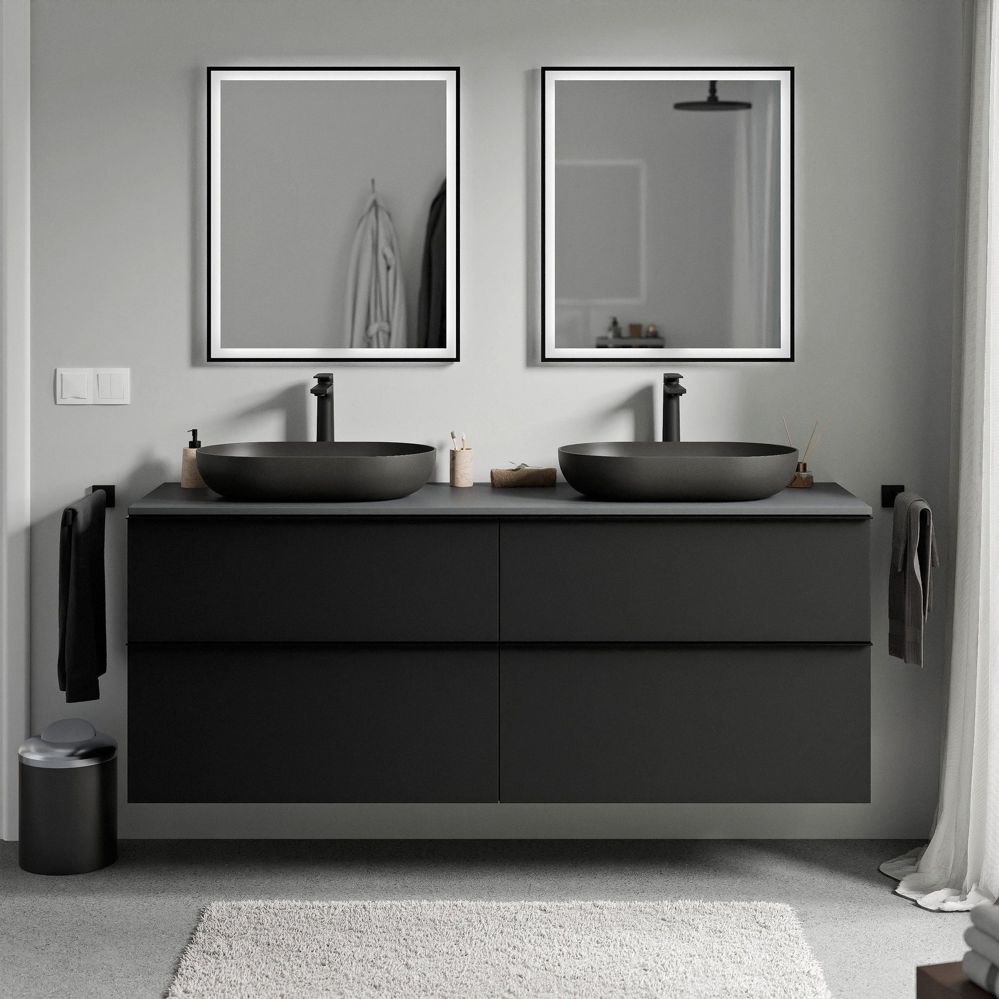Meuble salle de bains LAVOA 160 cm