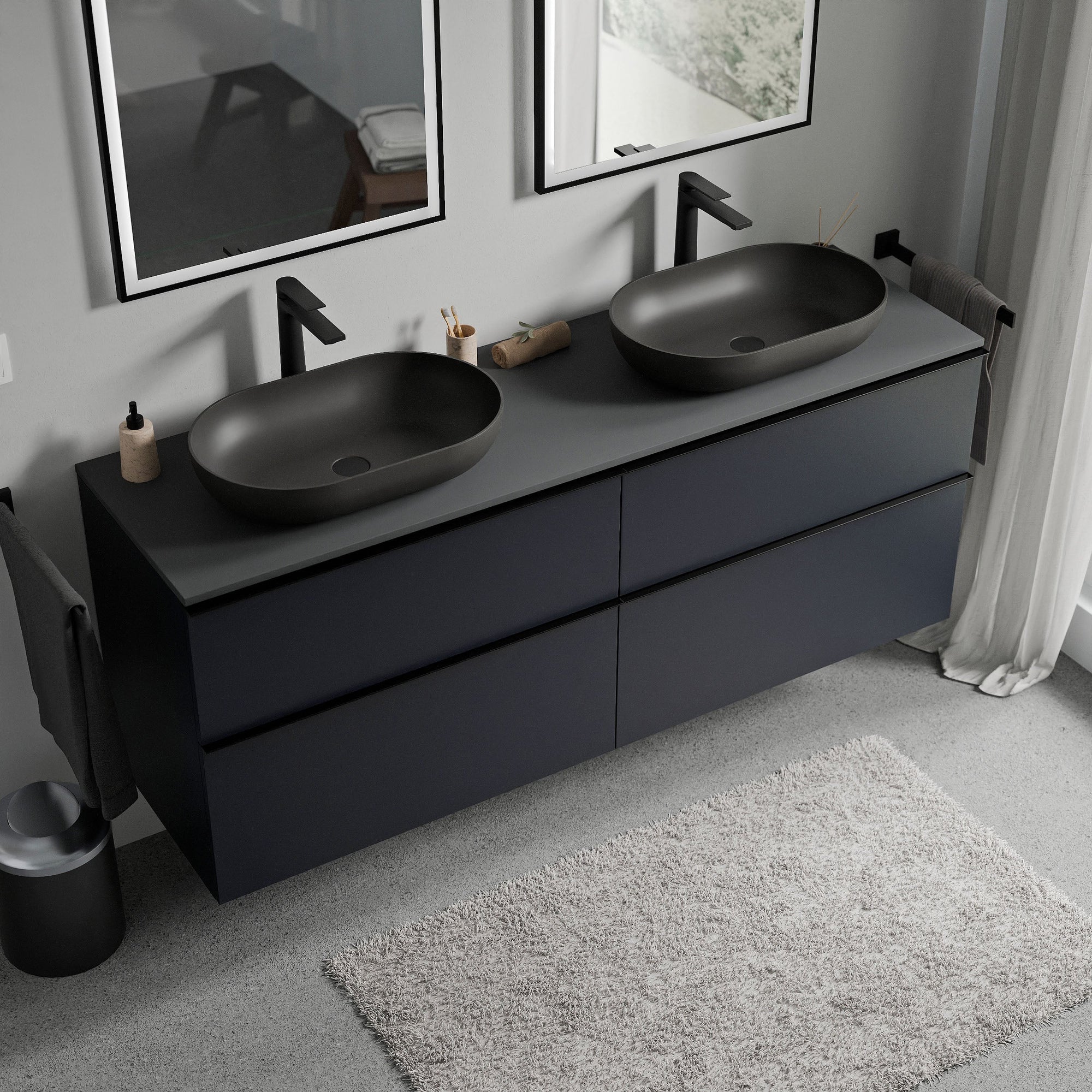 Meuble salle de bains LAVOA 160 cm