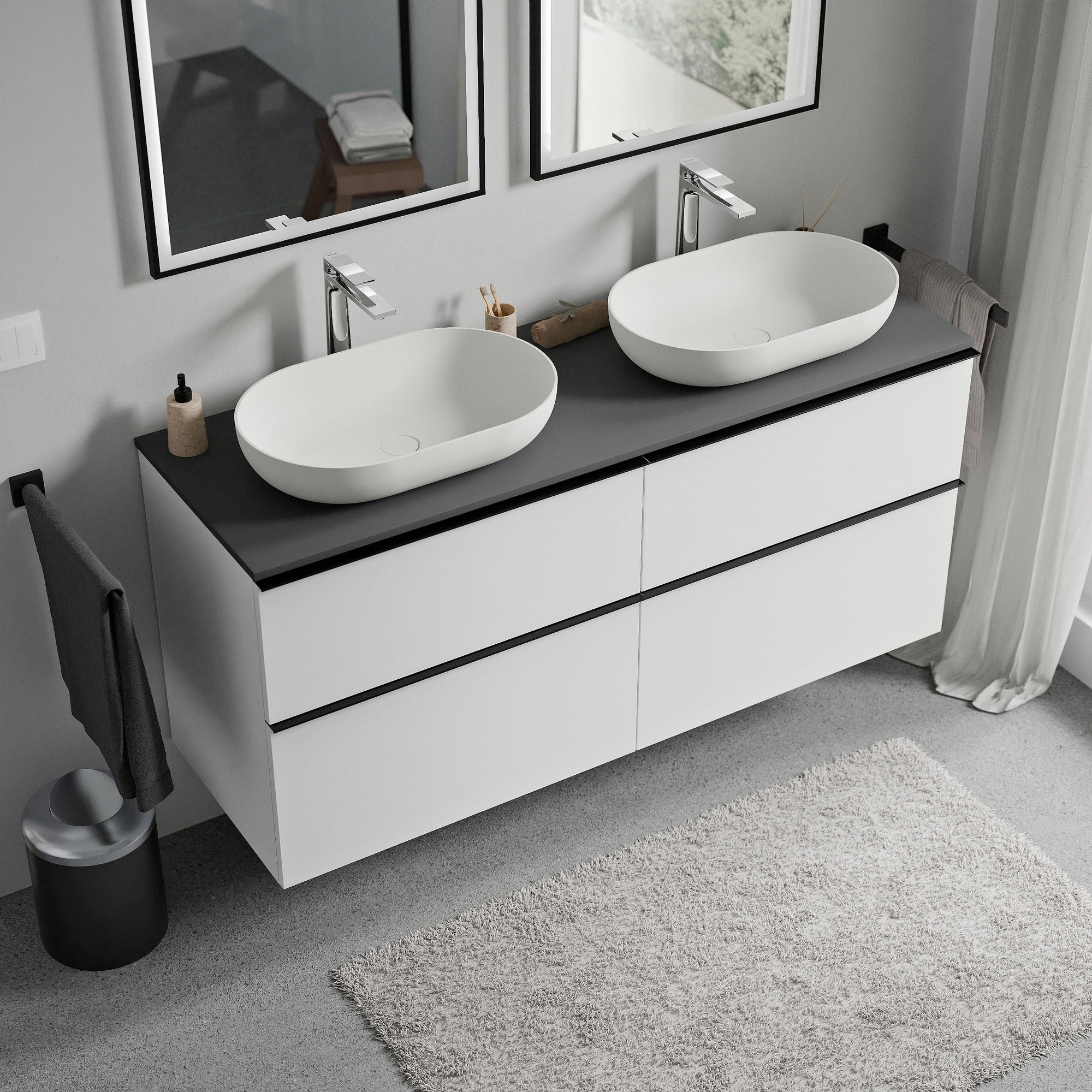 Meuble salle de bain LAVOA 120 cm