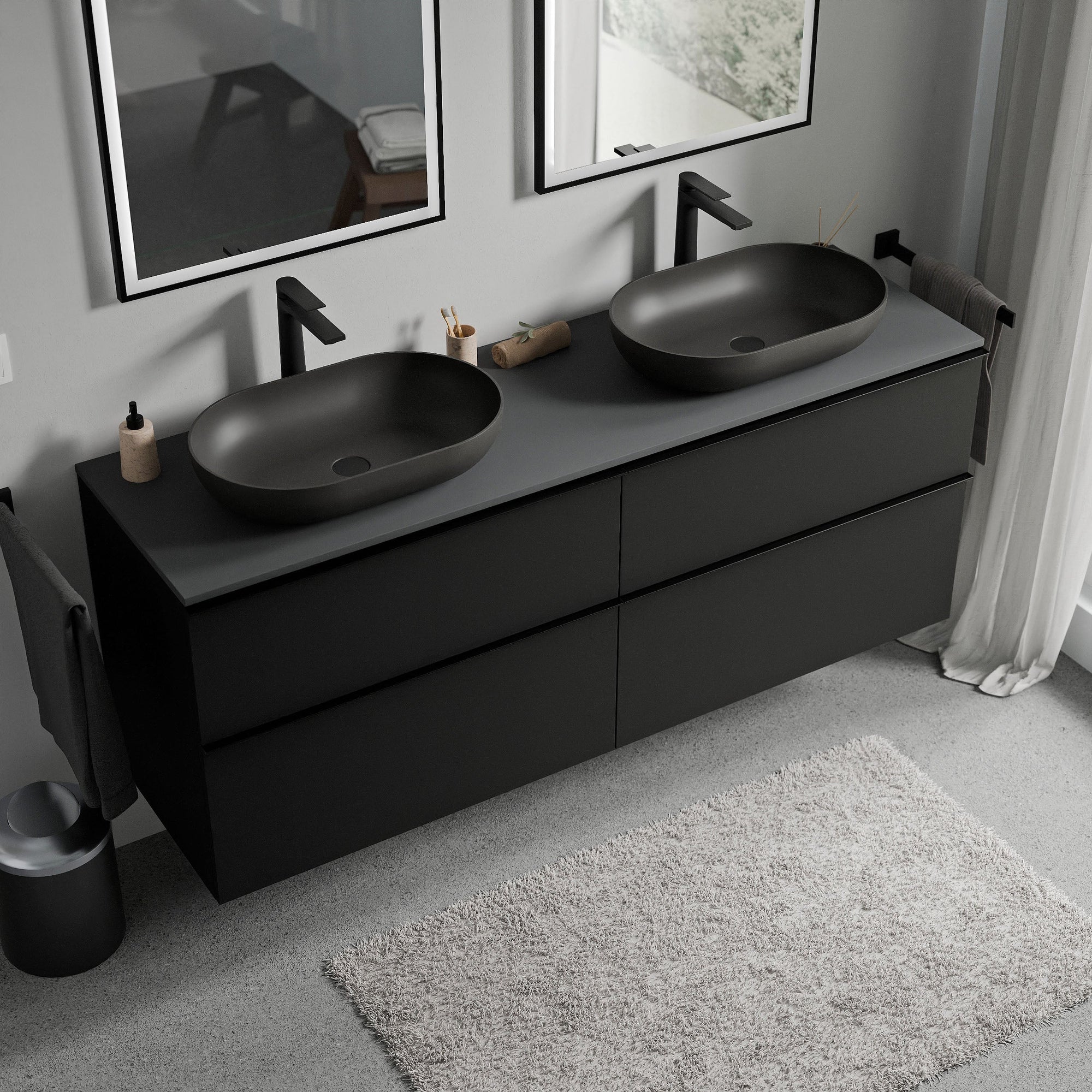 Meuble salle de bains LAVOA 160 cm