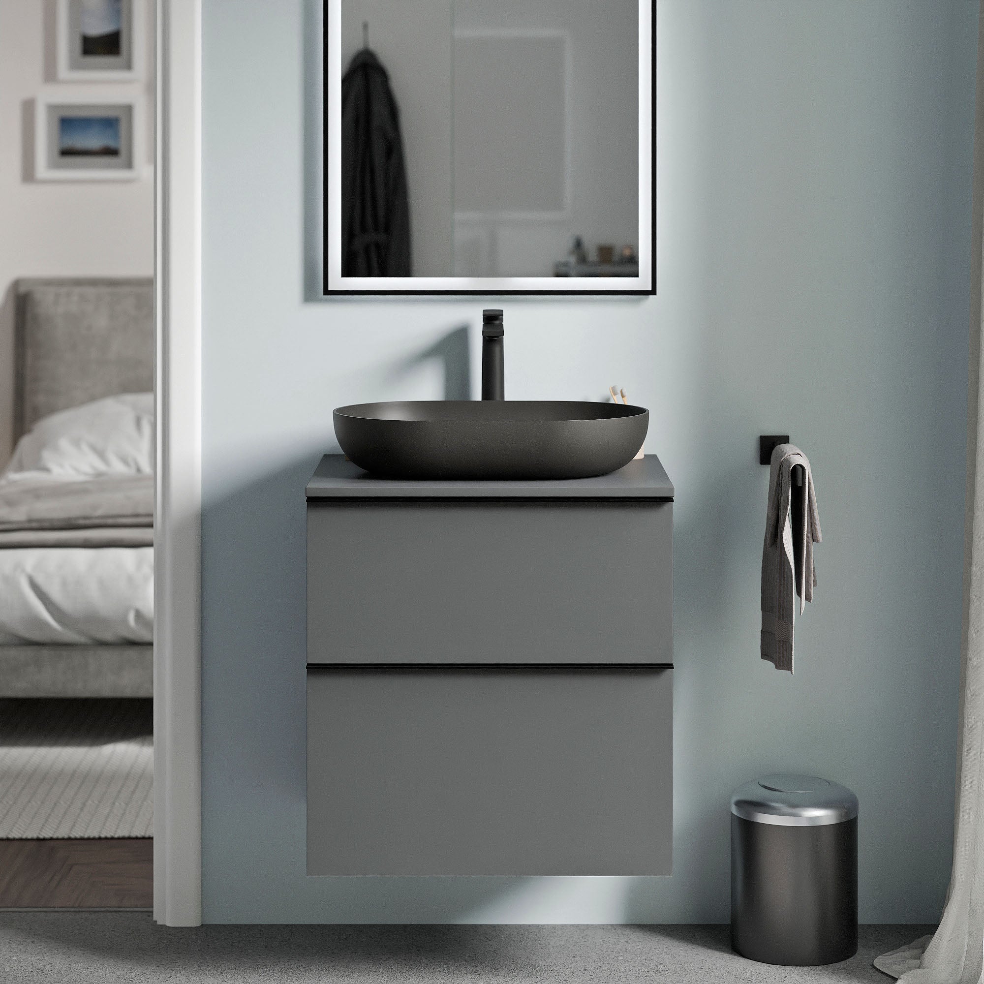 Meuble salle de bain LAVOA 60 cm