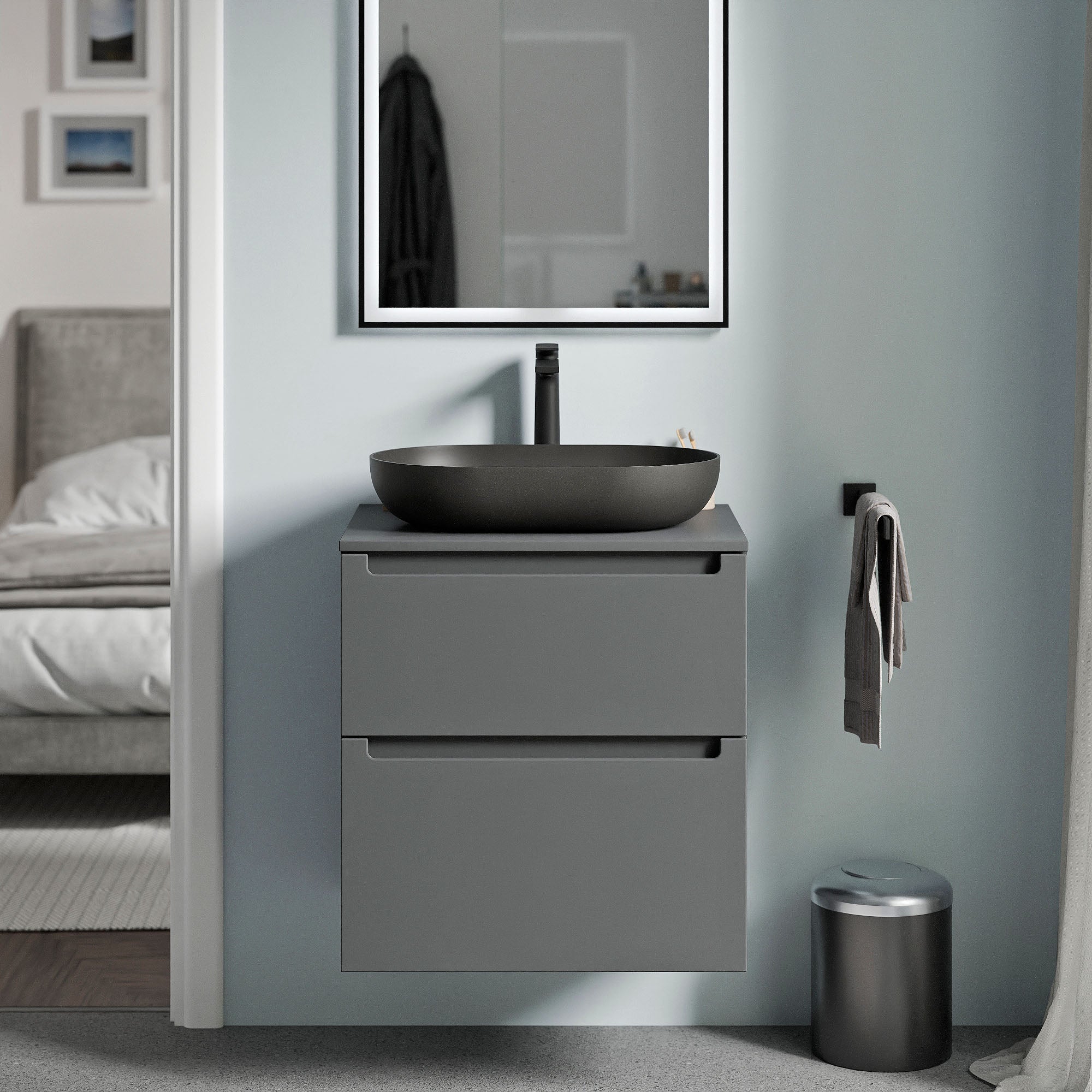 Meuble salle de bain VIREO 60 cm