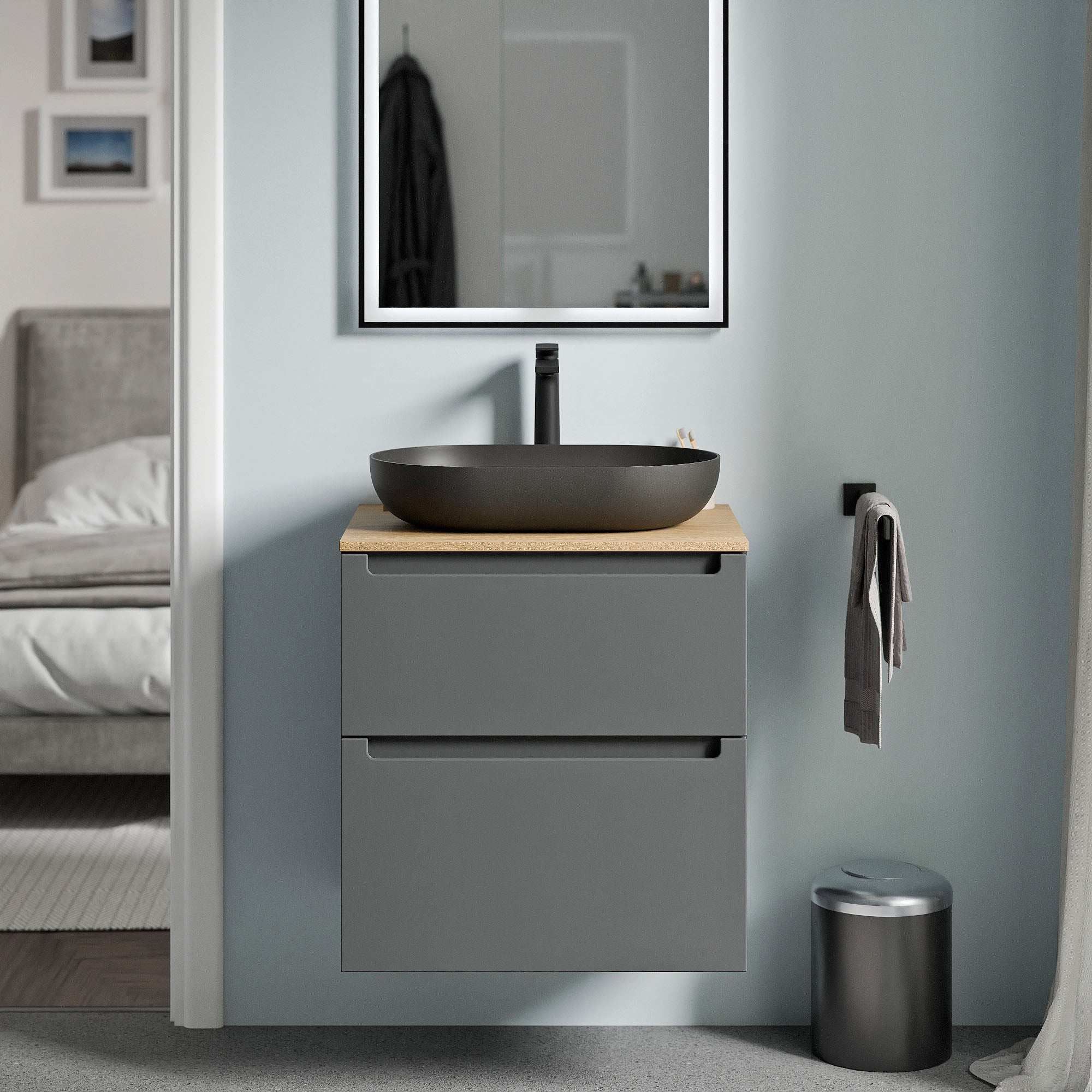 Meuble salle de bain VIREO 60 cm