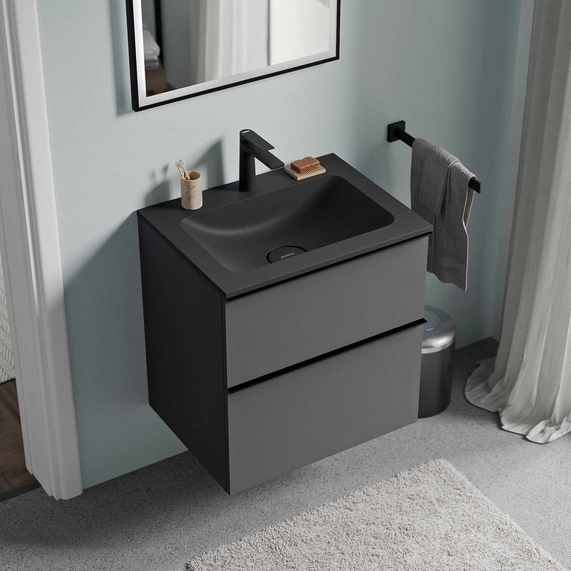 Meuble salle de bain LAVOA 60 cm