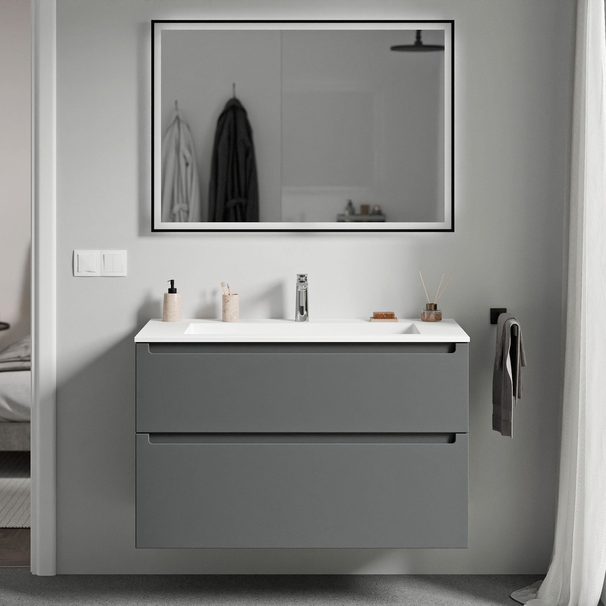 Meuble salle de bain VIREO 80 cm