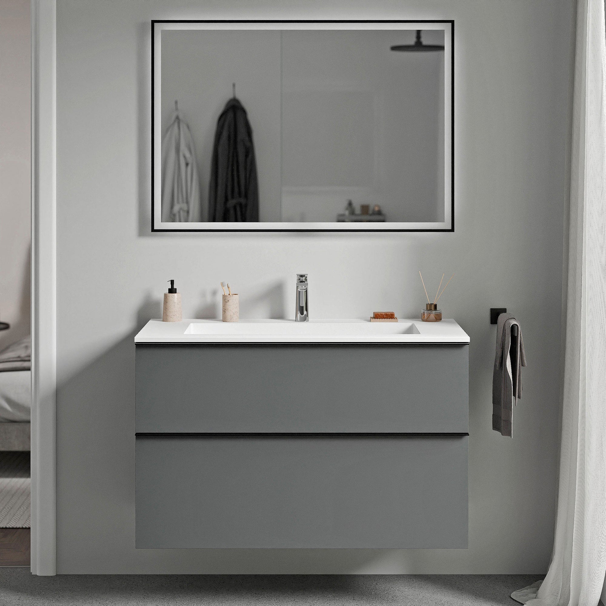 Meuble salle de bain LAVOA 100 cm