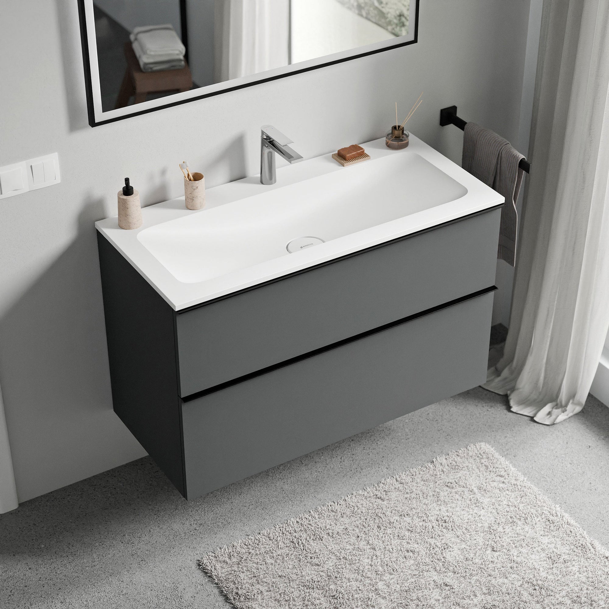 Meuble salle de bain LAVOA 80 cm