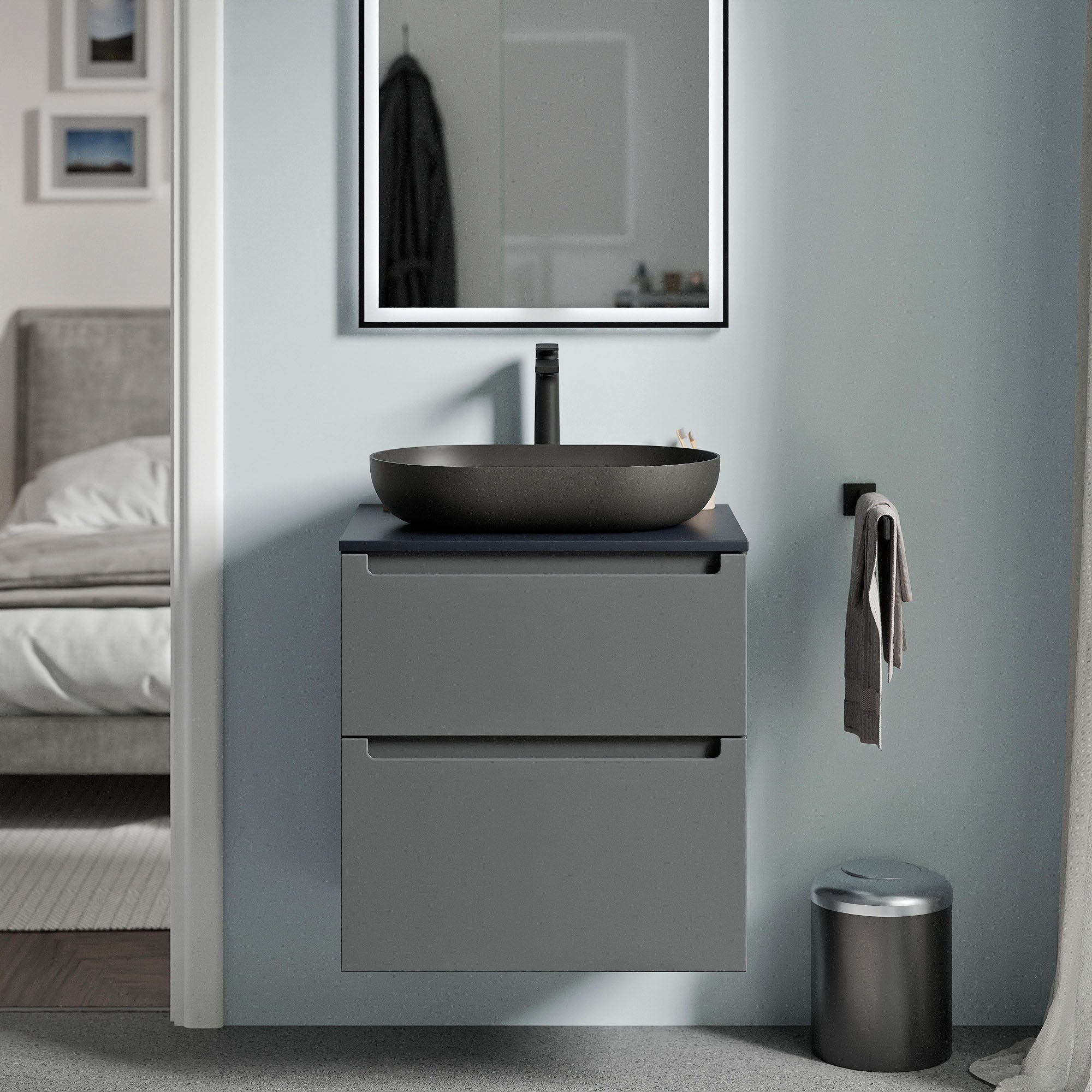 Meuble salle de bain VIREO 60 cm