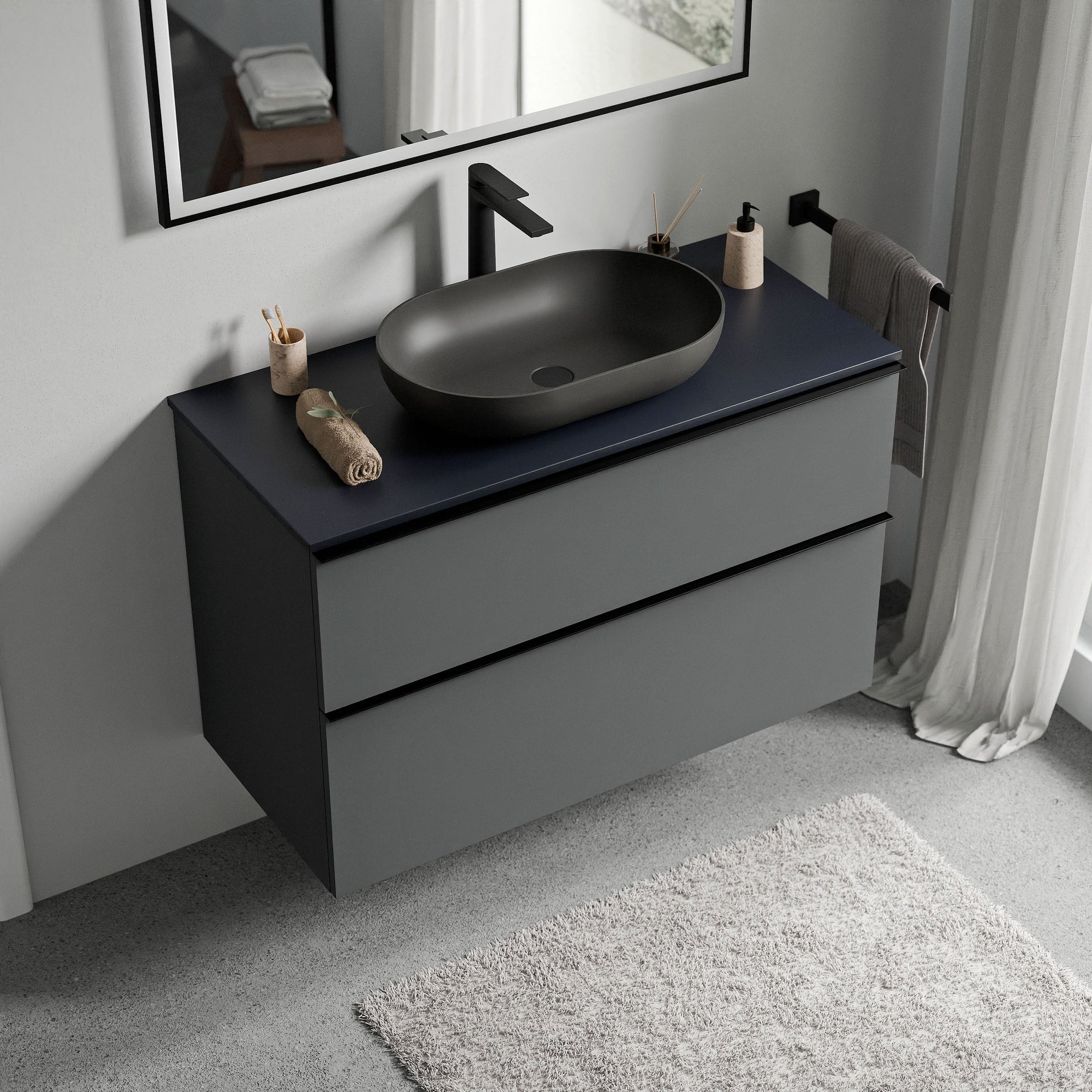 Meuble salle de bain LAVOA 80 cm