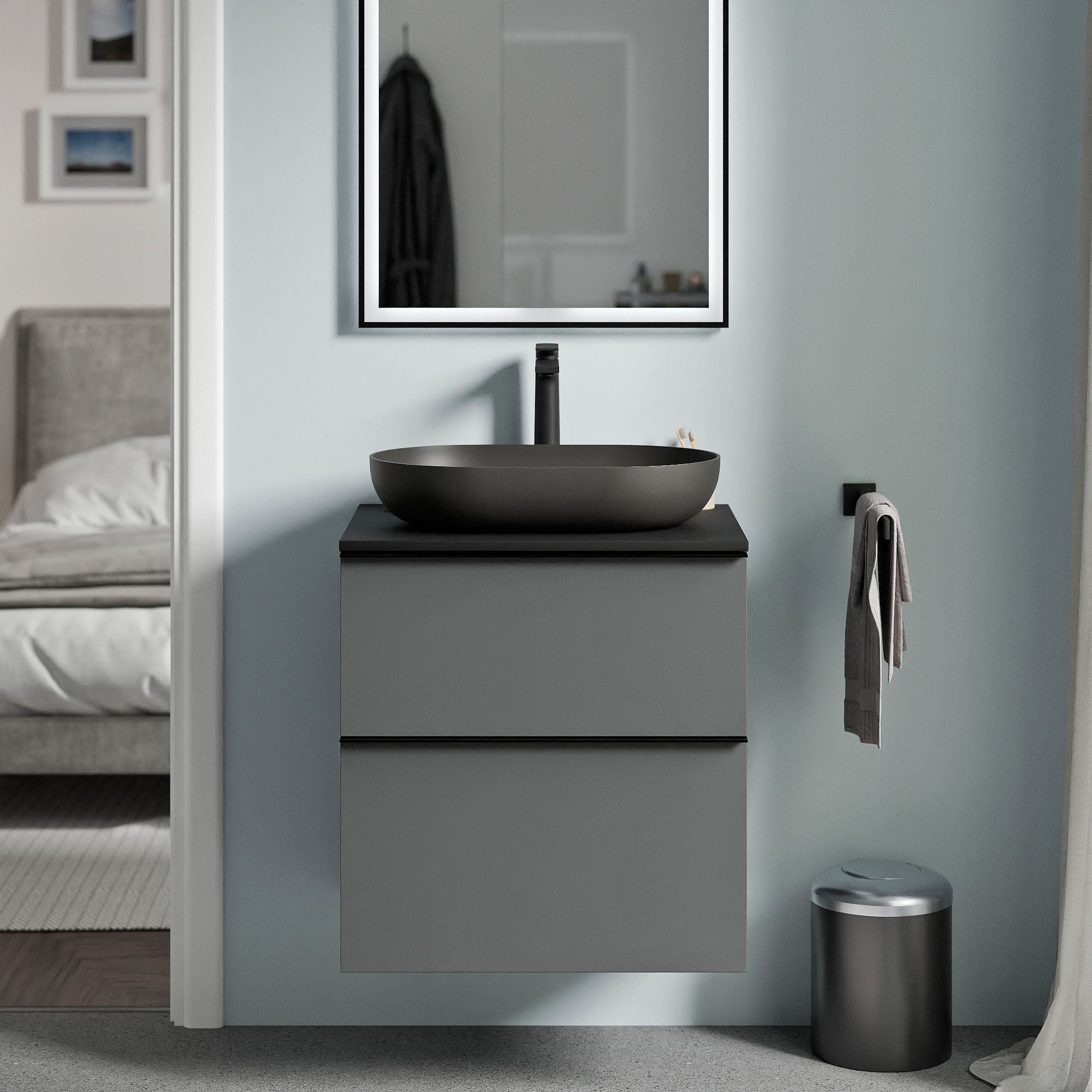 Meuble salle de bain LAVOA 60 cm