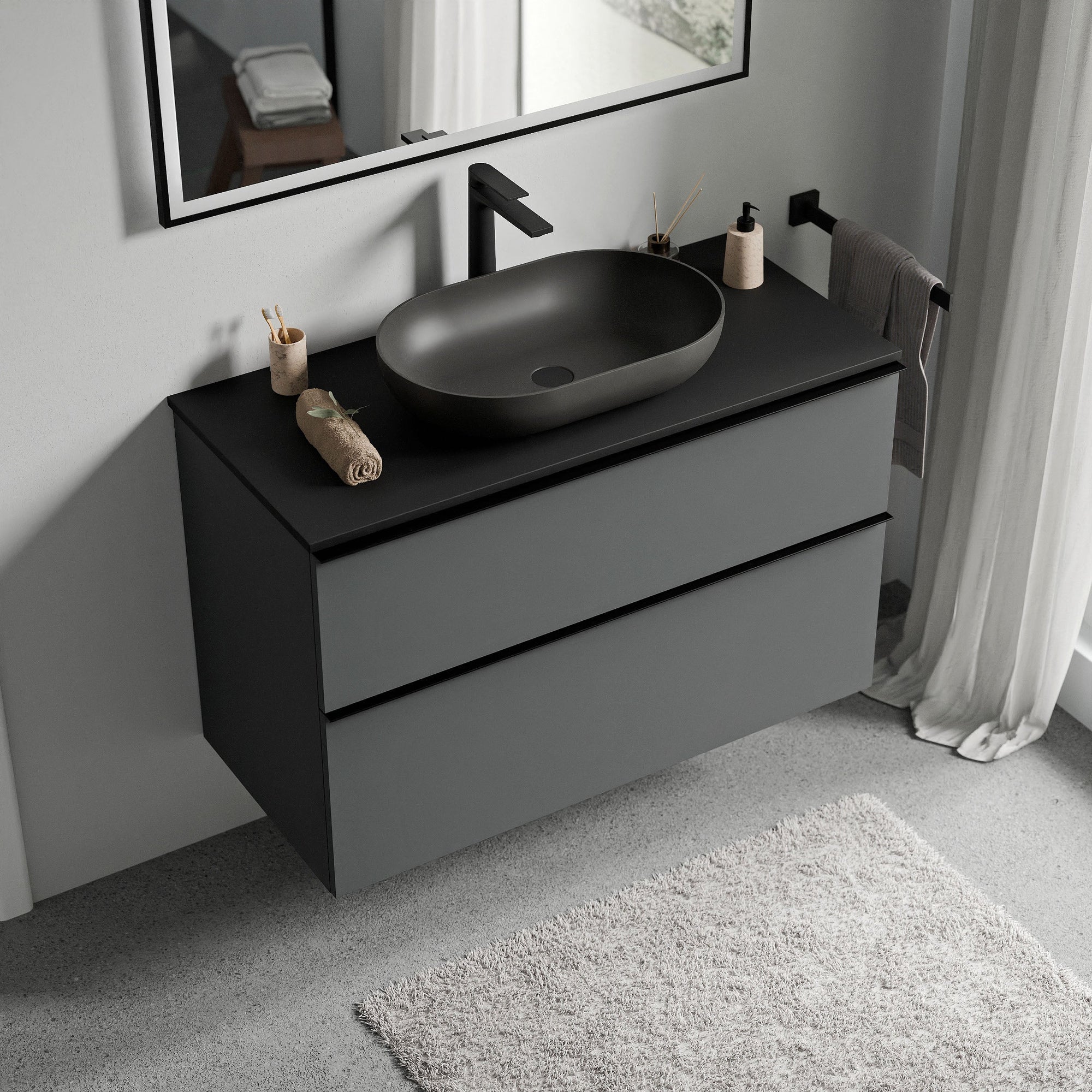 Meuble salle de bain LAVOA 80 cm