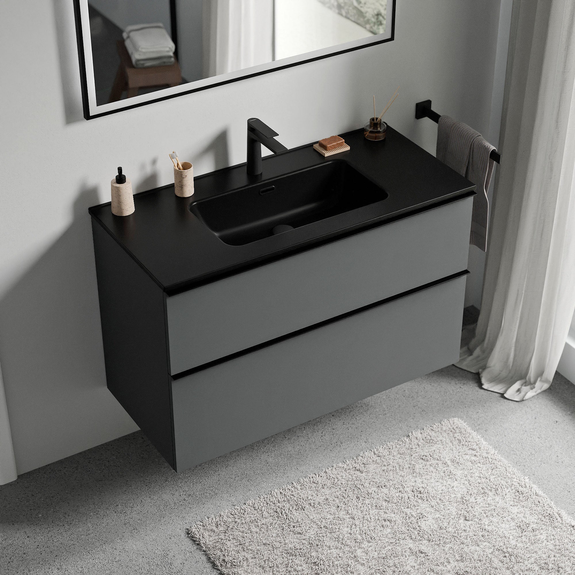Meuble salle de bain LAVOA 80 cm