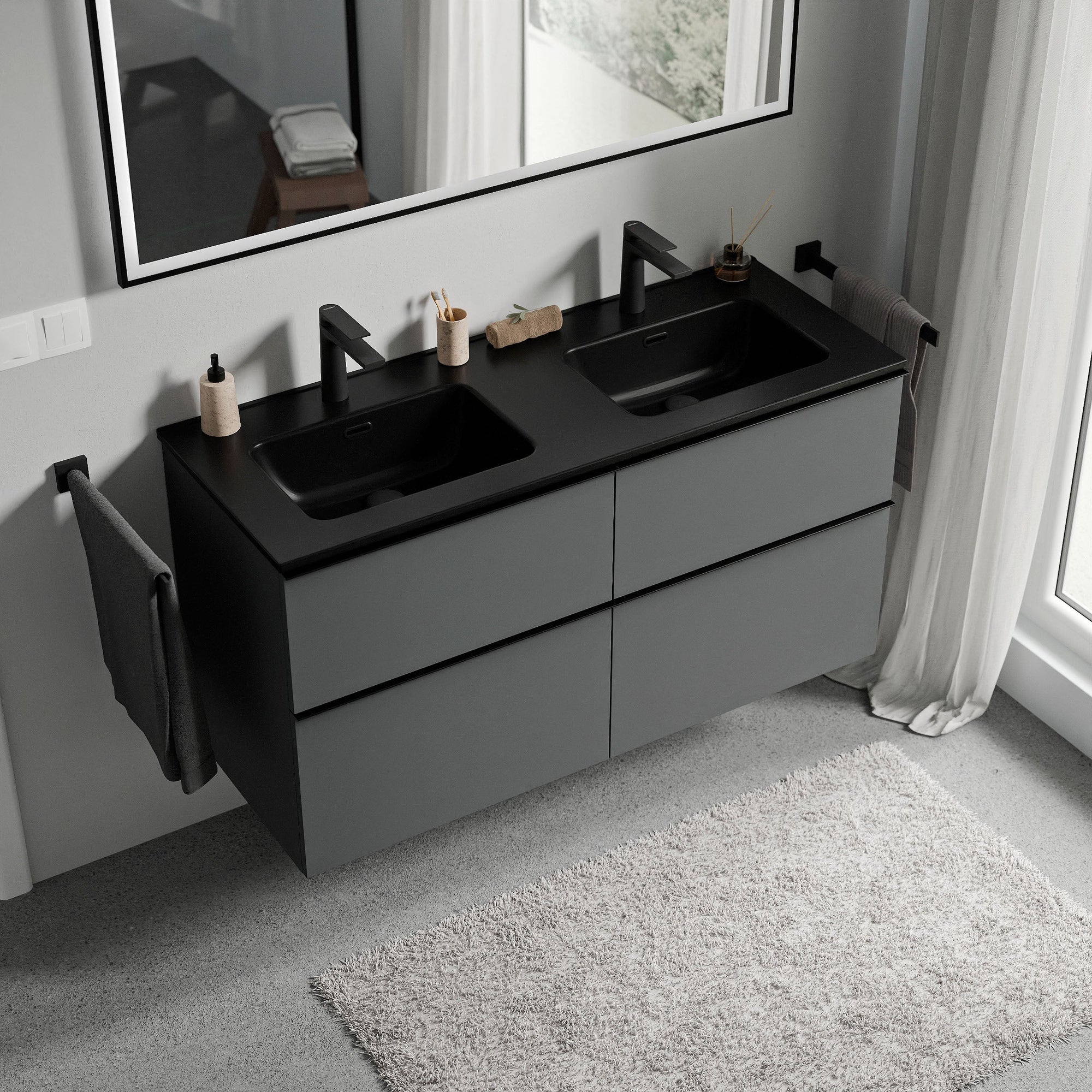Meuble salle de bain LAVOA 120 cm