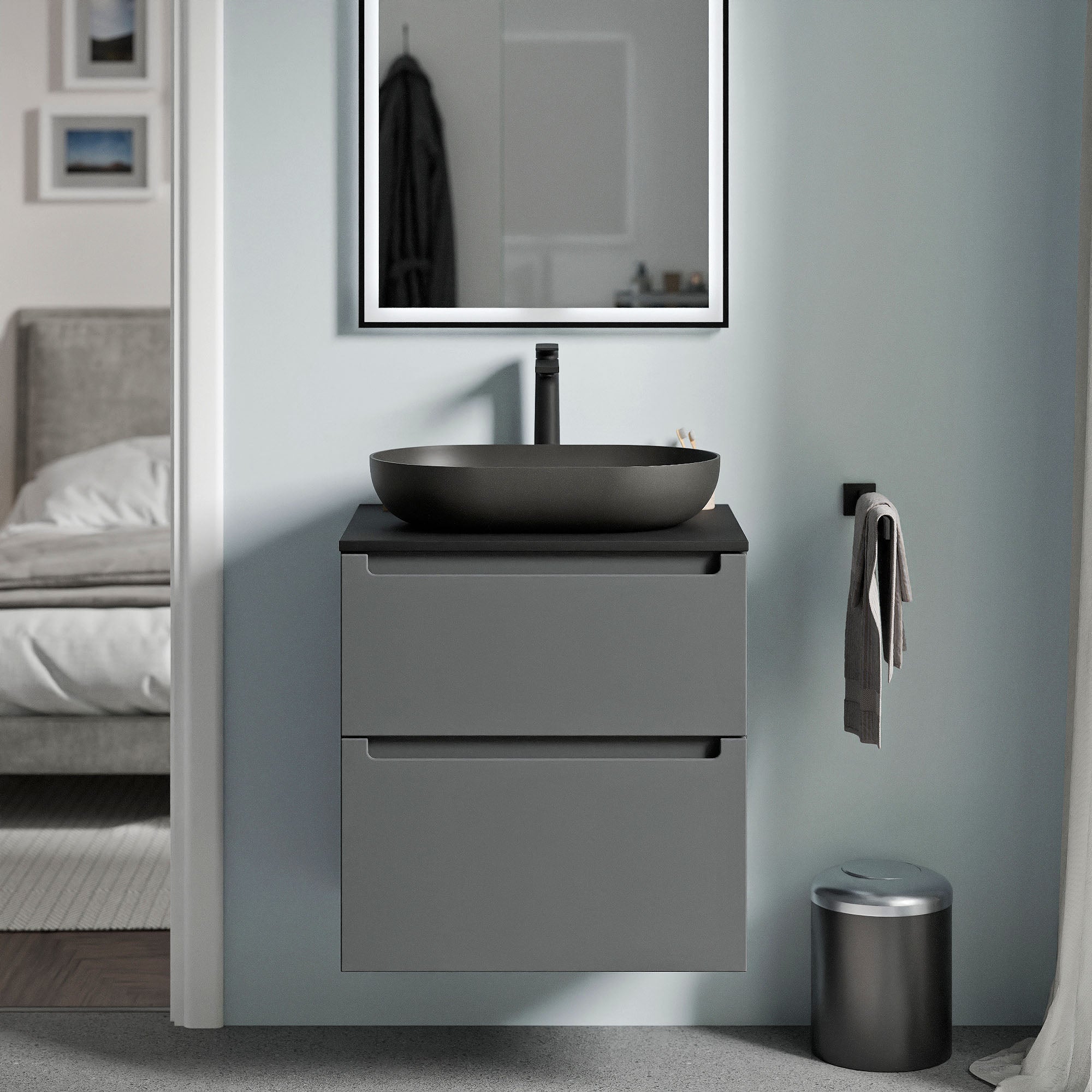Meuble salle de bain VIREO 60 cm
