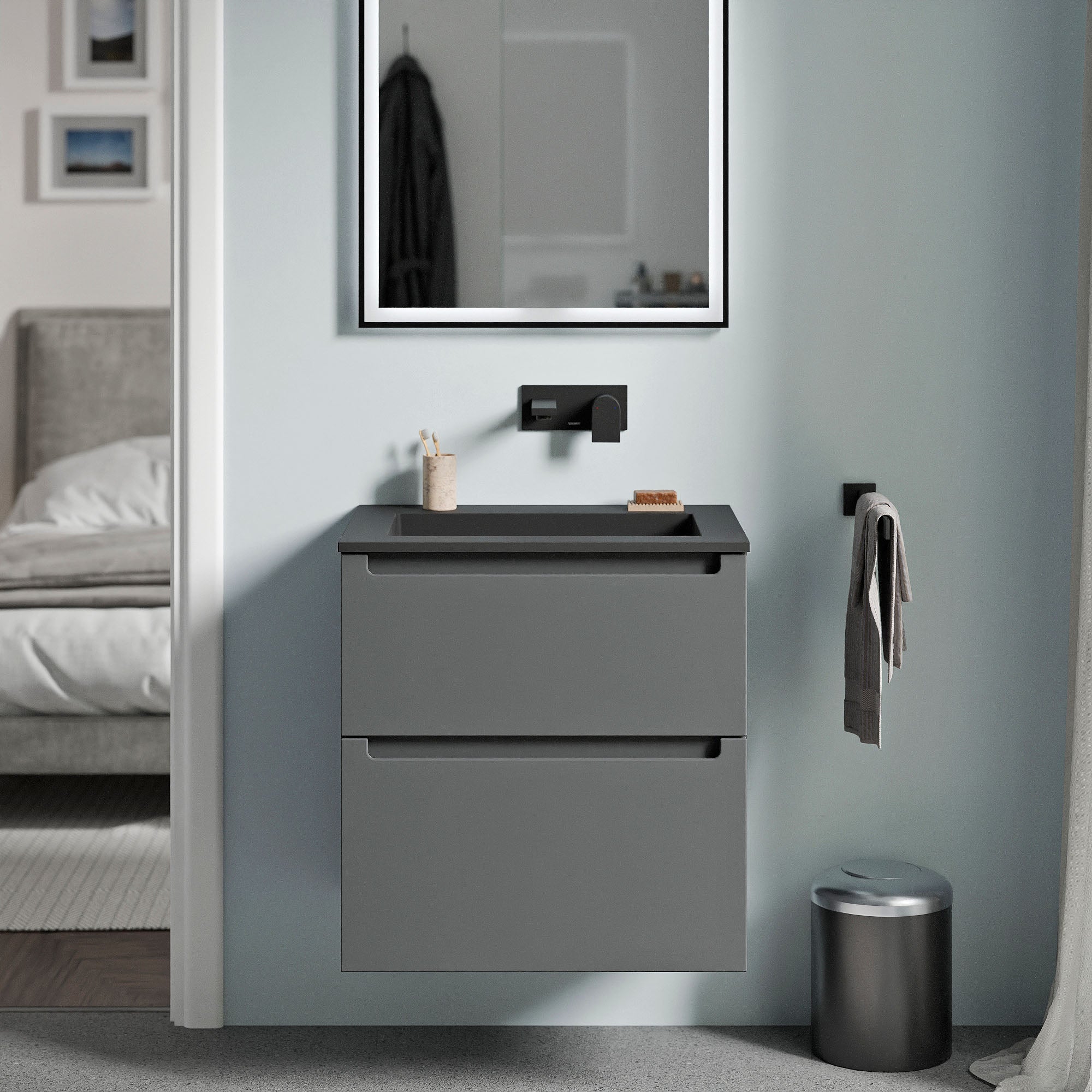 Meuble salle de bain VIREO 60 cm