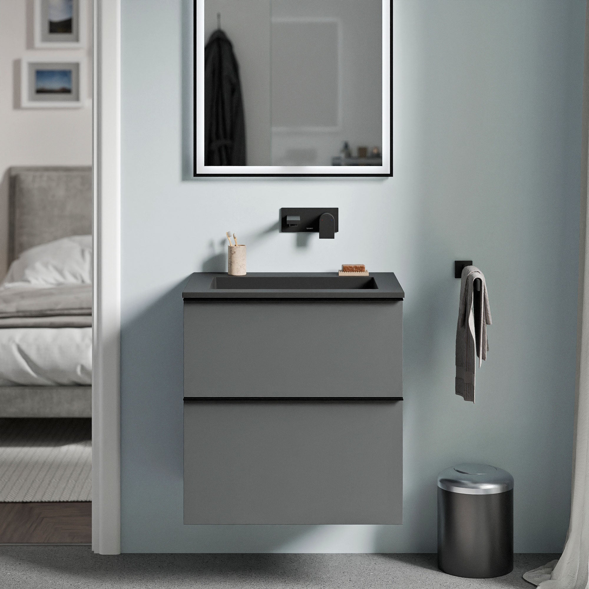 Meuble salle de bain LAVOA 60 cm