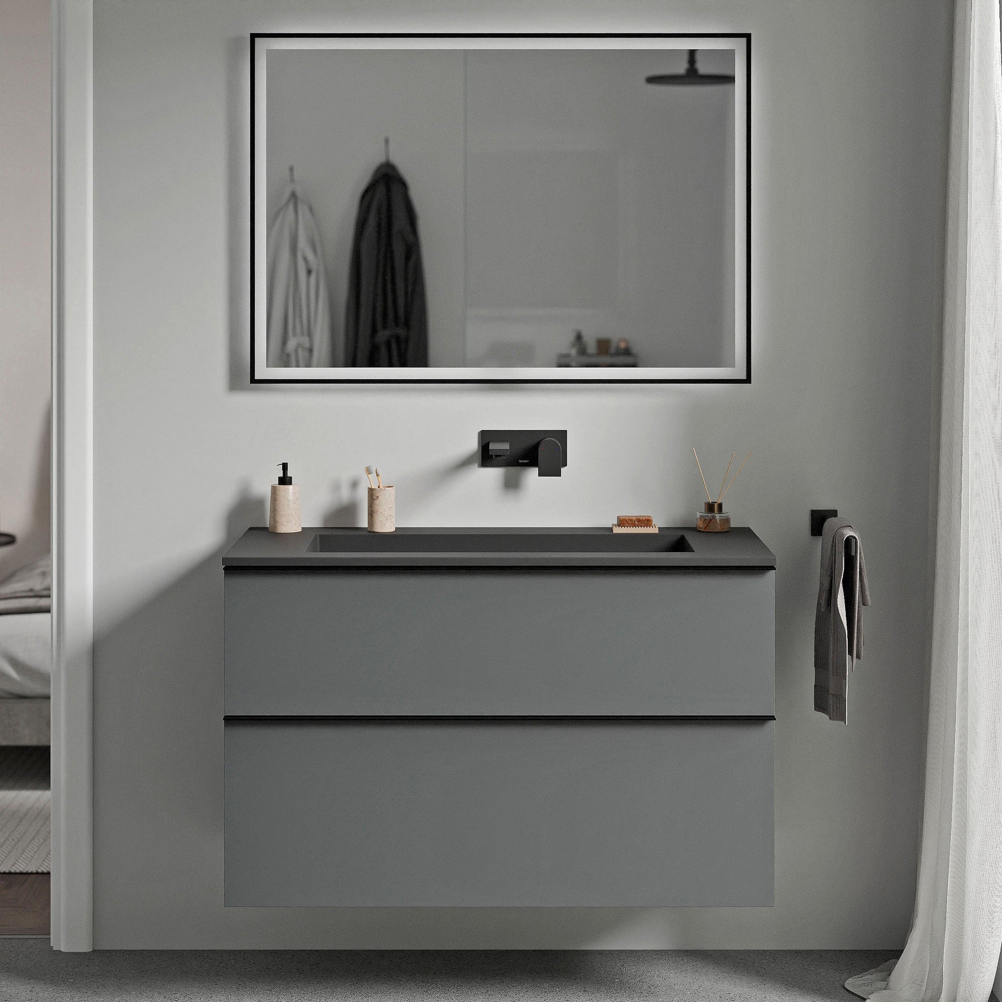 Meuble salle de bain LAVOA 100 cm