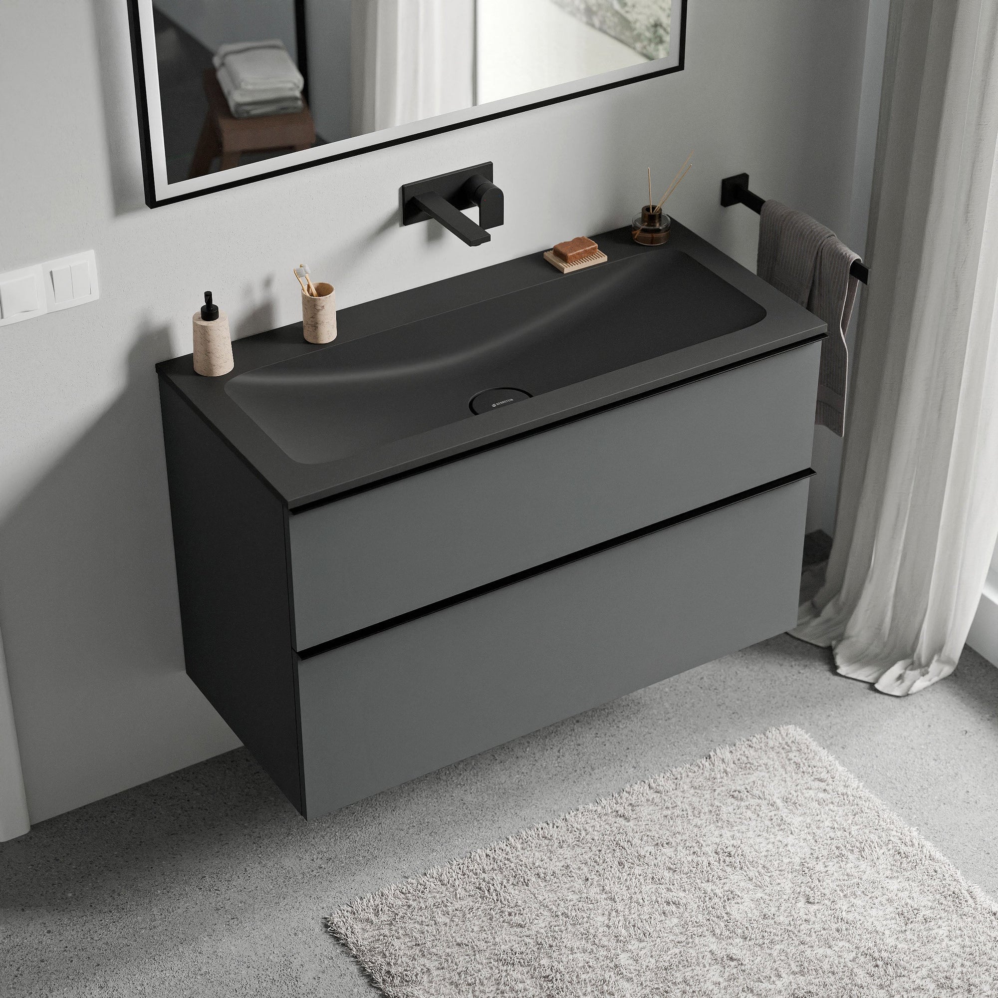 Meuble salle de bain LAVOA 80 cm