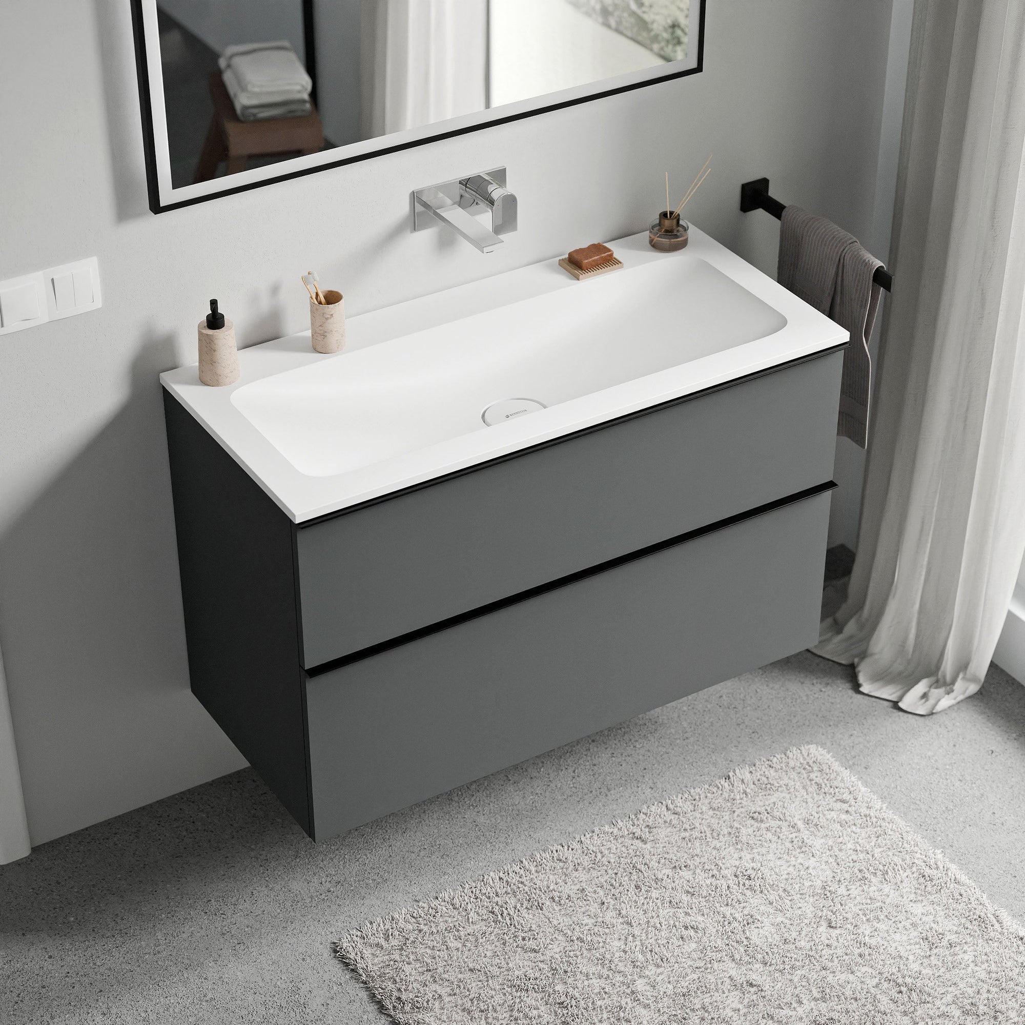 Meuble salle de bain LAVOA 80 cm